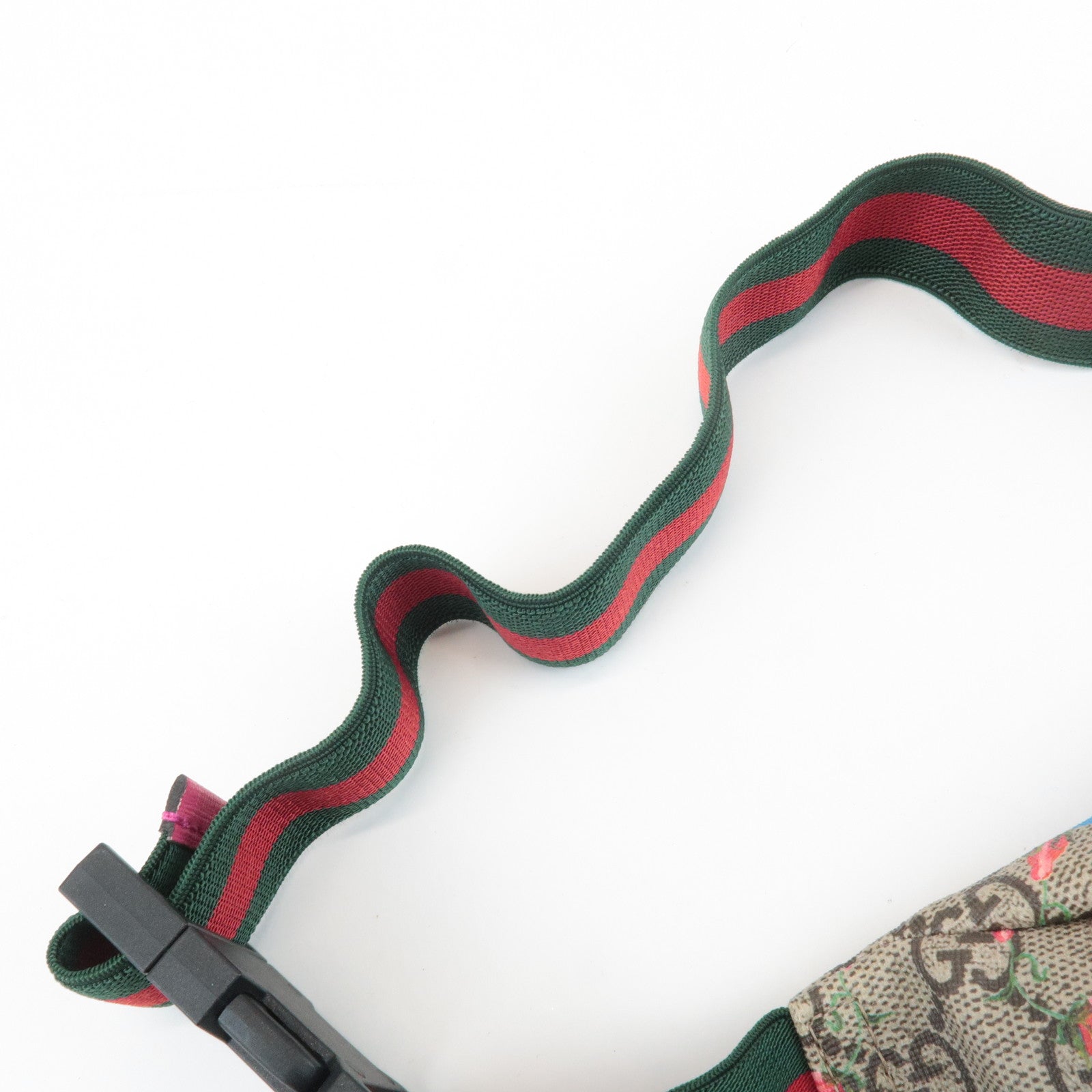 GUCCI GG Supreme Childrens Bambi Floral Waist Bag Beige Pink 502095 Used