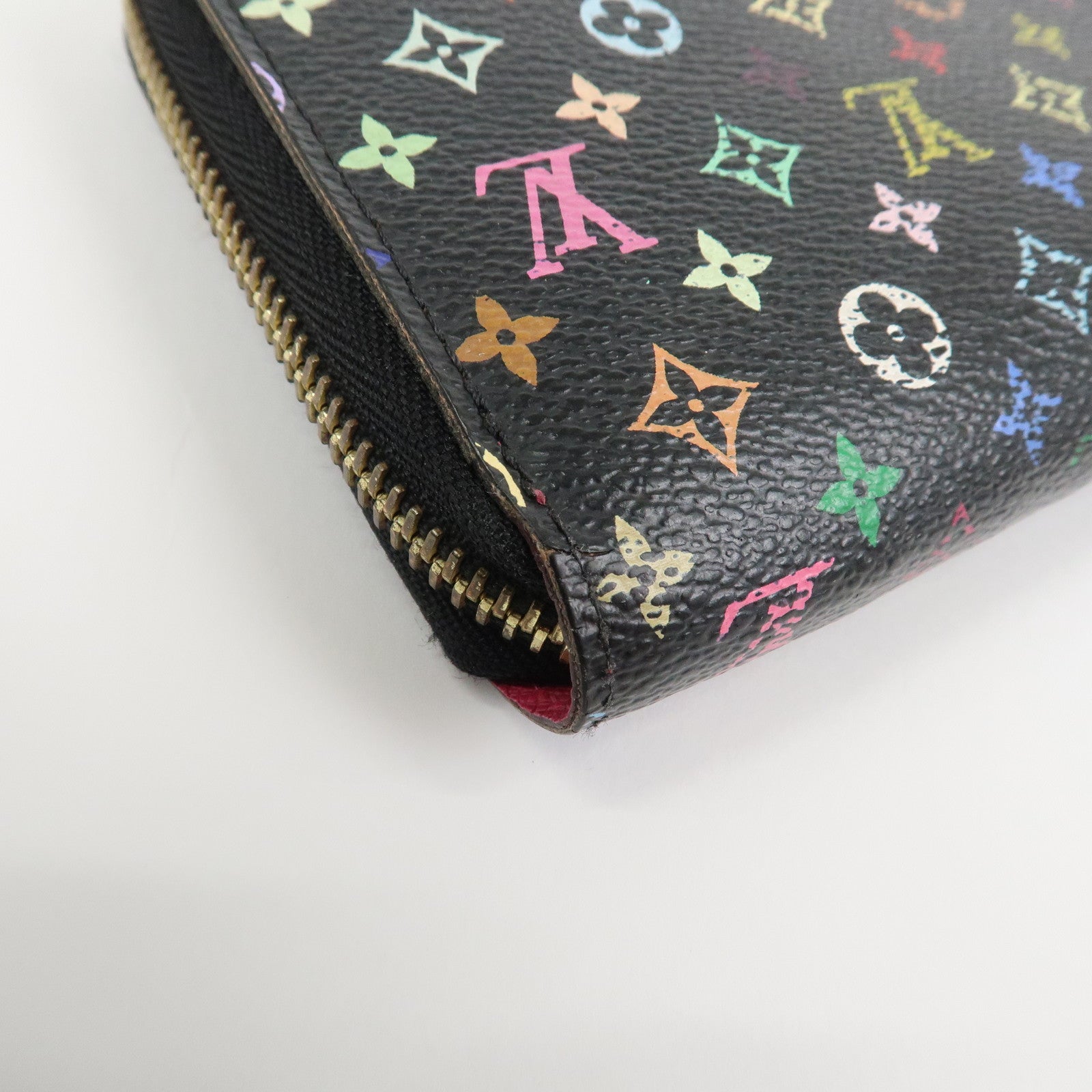 Louis Vuitton Monogram Multicolor Zippy Wallet Long Wallet Noir M60243