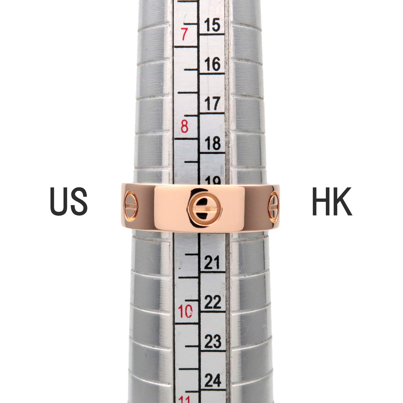 Cartier Love Ring K18 750PG Rose Gold #59 US9 EU59 HK20
