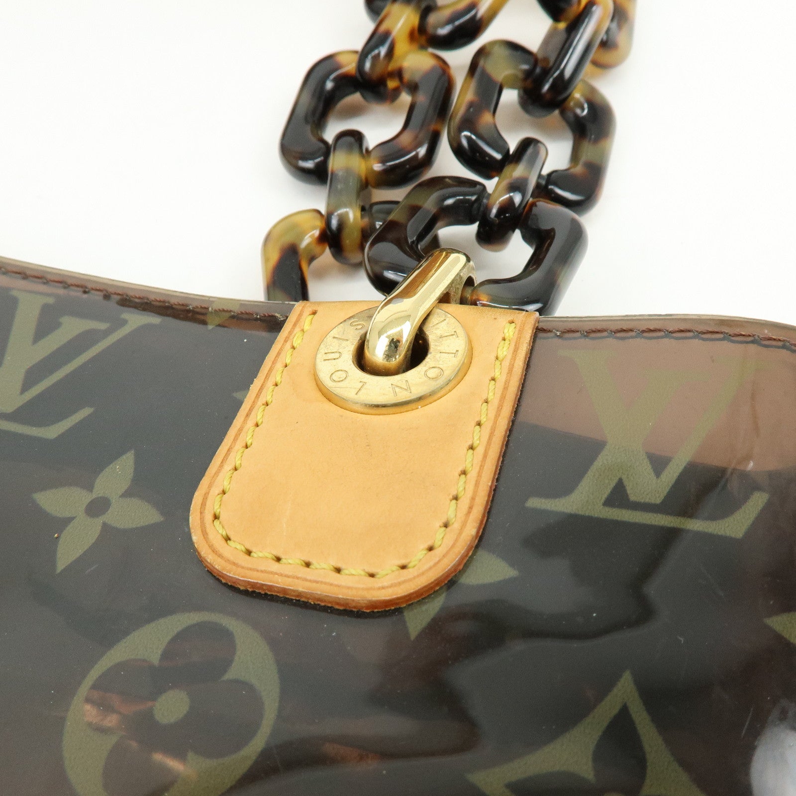 Louis Vuitton Monogram Cabas Ambre PM Tote Bag Clear Brown M92502