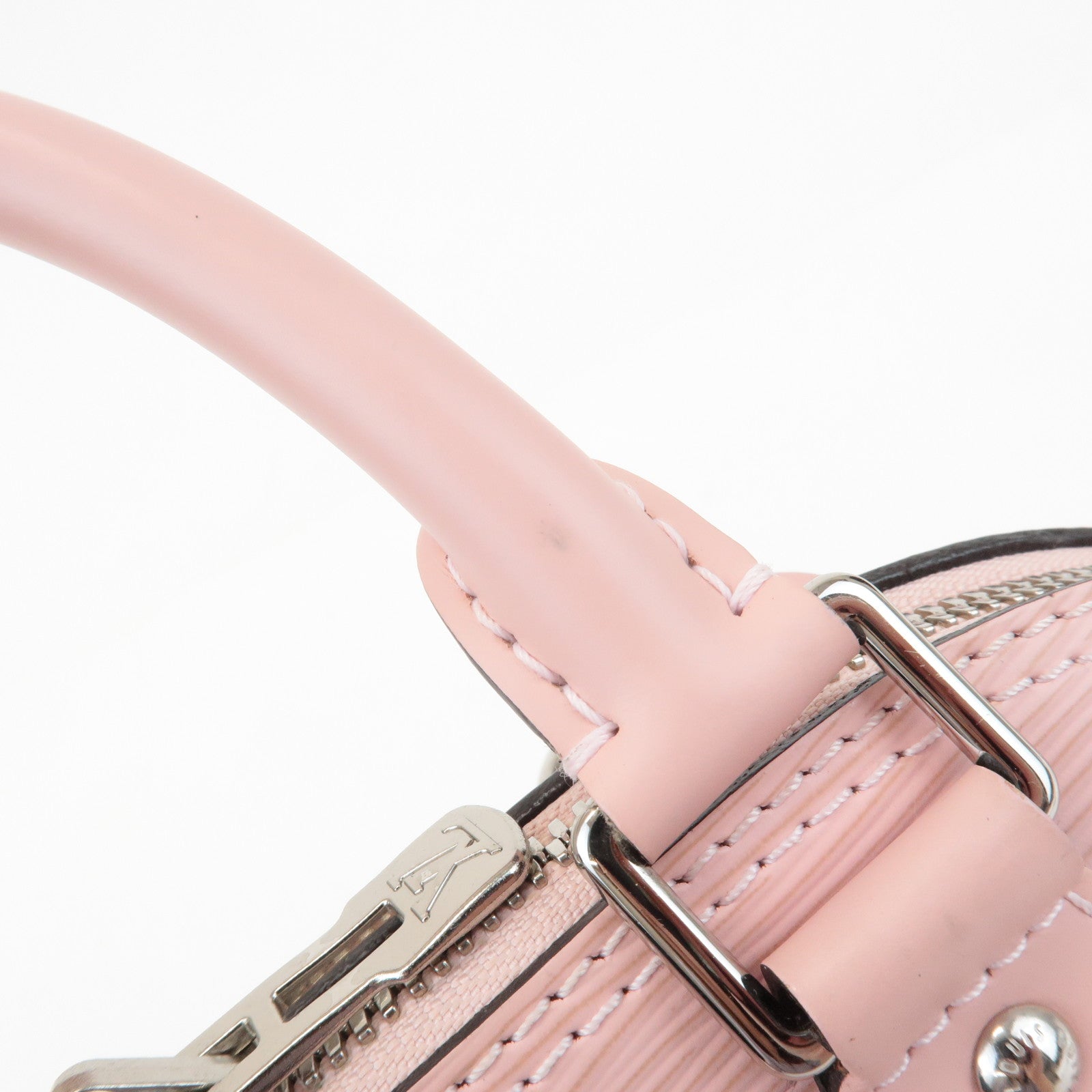 Louis Vuitton Epi Alma BB 2Way Hand Bag Rose Ballerine M41327 Used