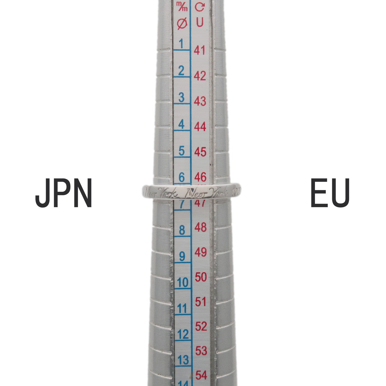 Tiffany & Co Notes Narrow New York Ring SV925 Silver US4 EU47 HK8