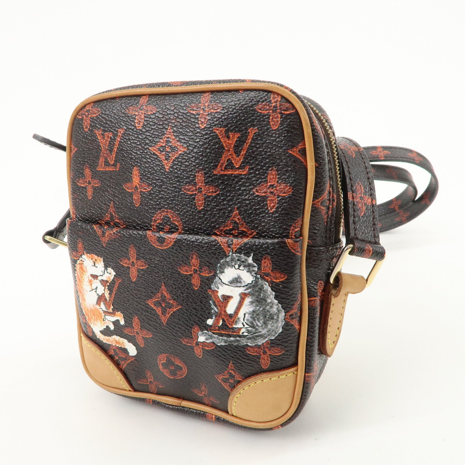 Louis Vuitton Catogram Paname Shoulder Bag Crossbody Bag Brown M44399