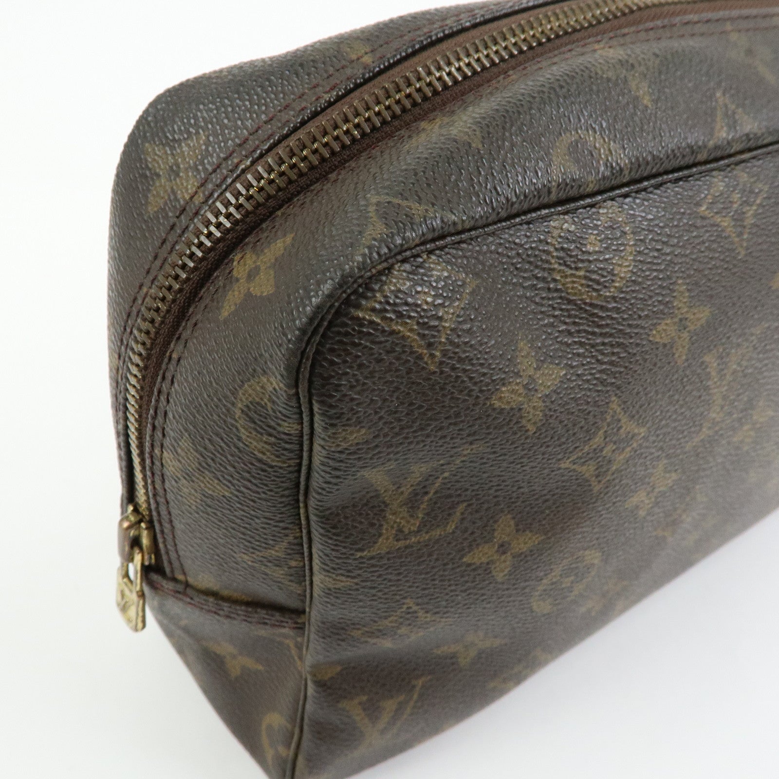 Louis Vuitton Monogram Trousse Toilette 28 Pouch Brown M47522