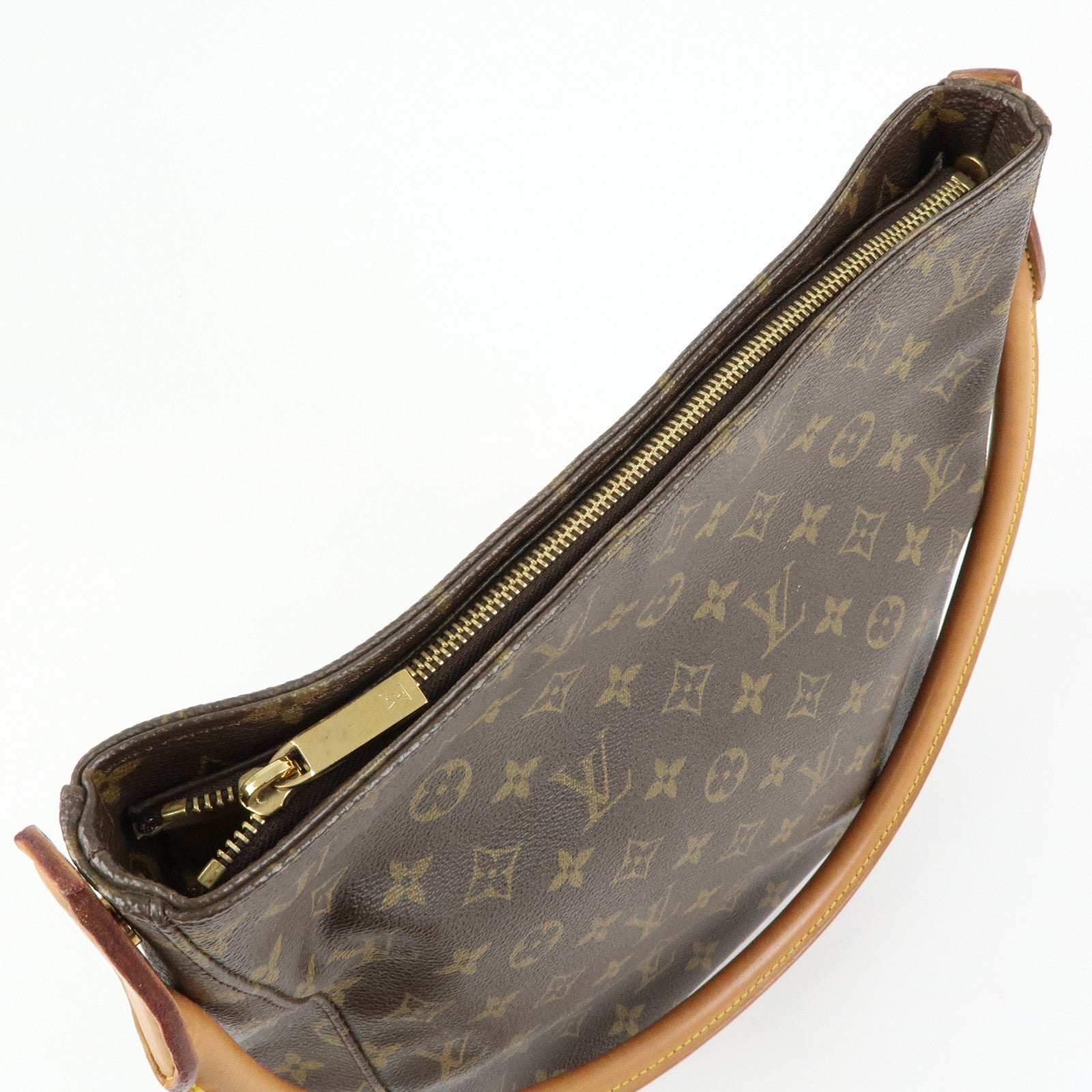 Louis Vuitton Monogram Looping GM Shoulder Bag Brown M51145