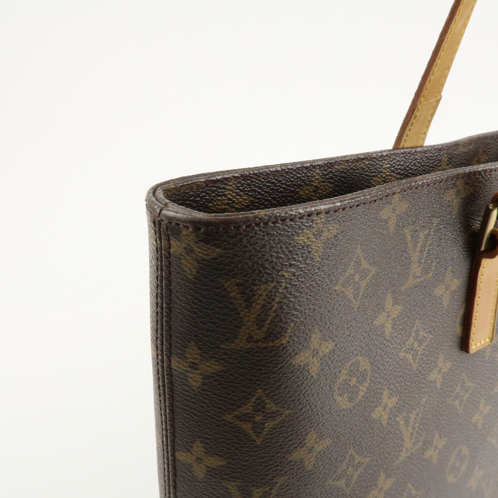 Louis Vuitton Monogram Luco Tote Bag Hand Bag Brown M51155 Used