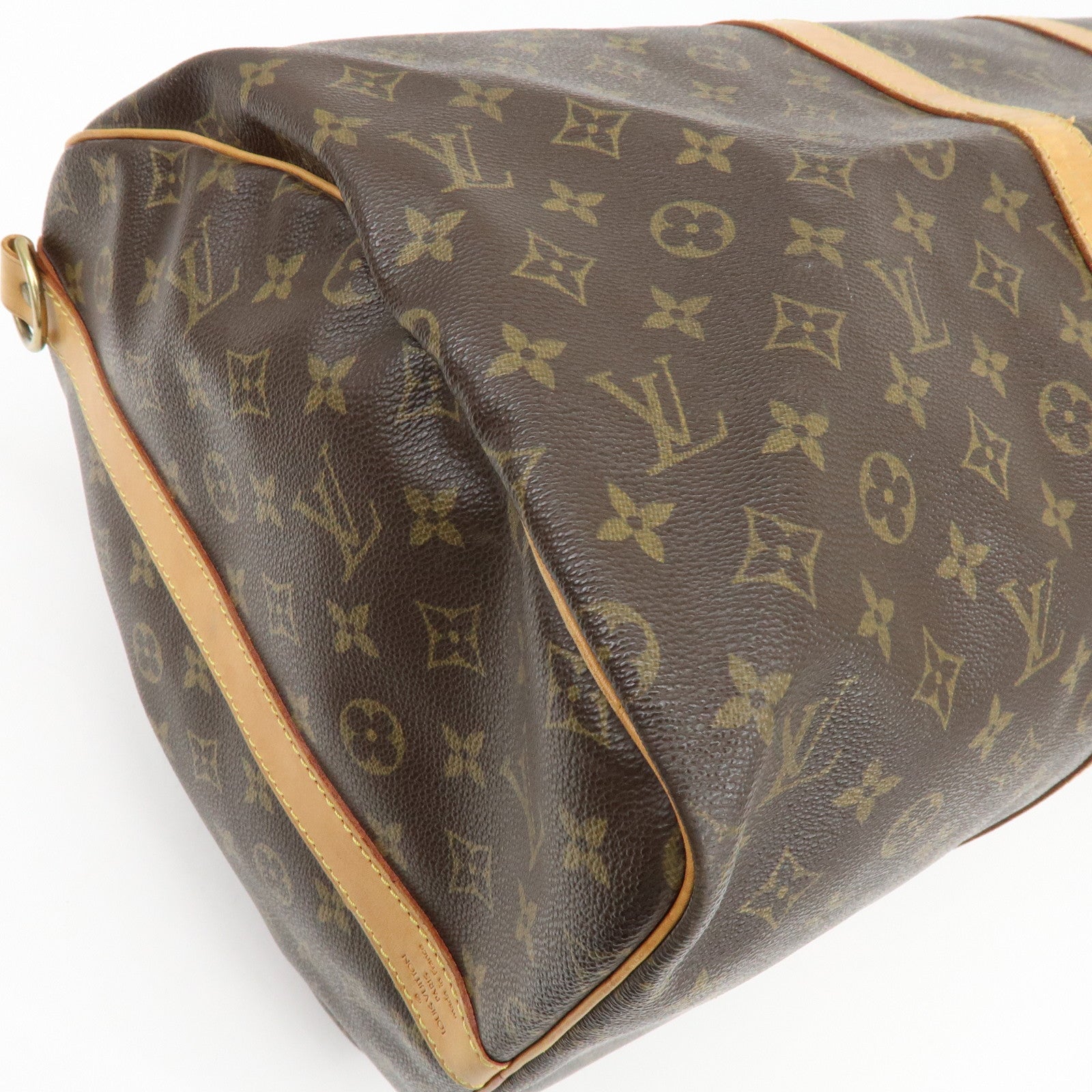 Louis Vuitton Monogram Keep All Bandouliere 55 Boston Bag M41414