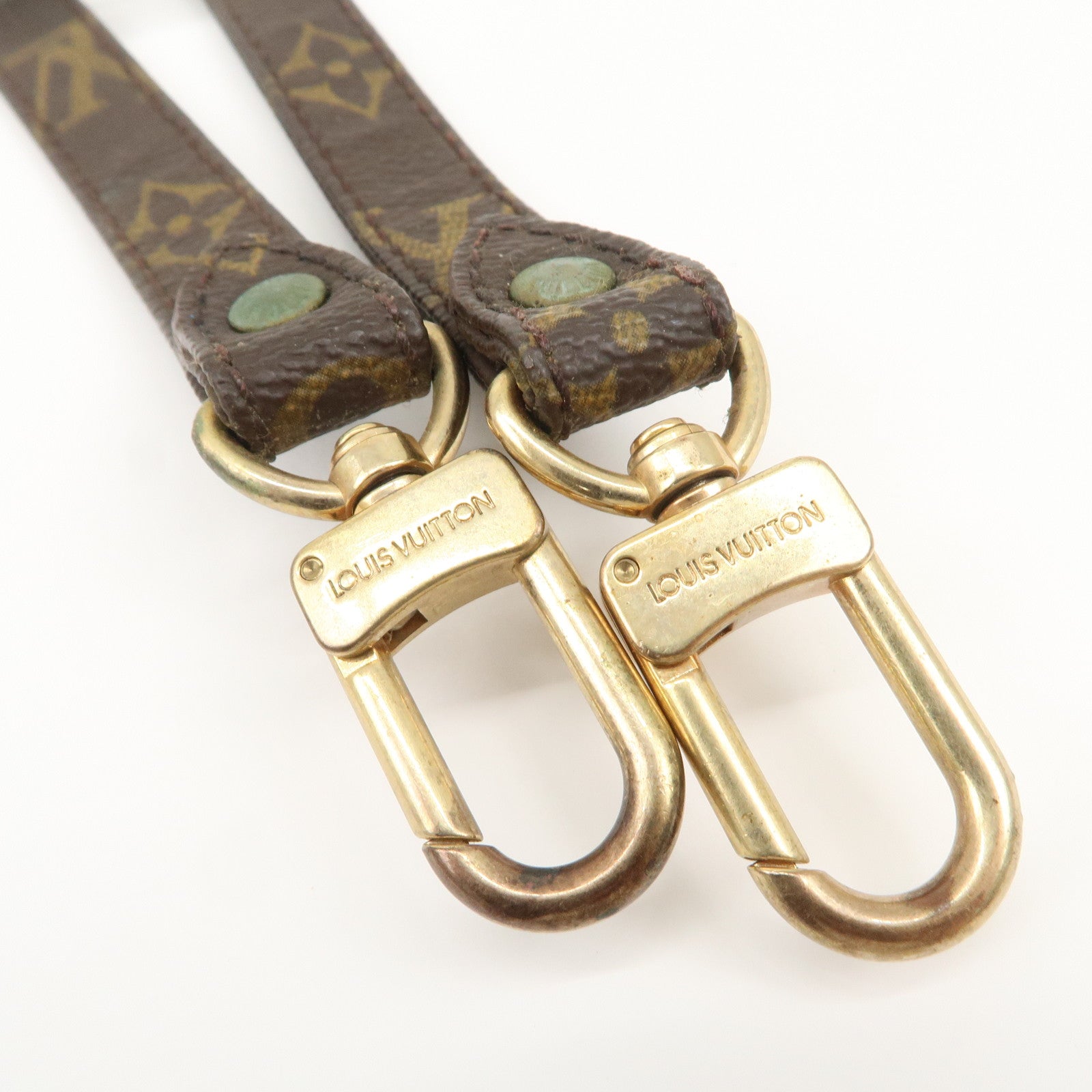 Louis Vuitton Monogram Canvas Shoulder Strap 100cm Brown J75011