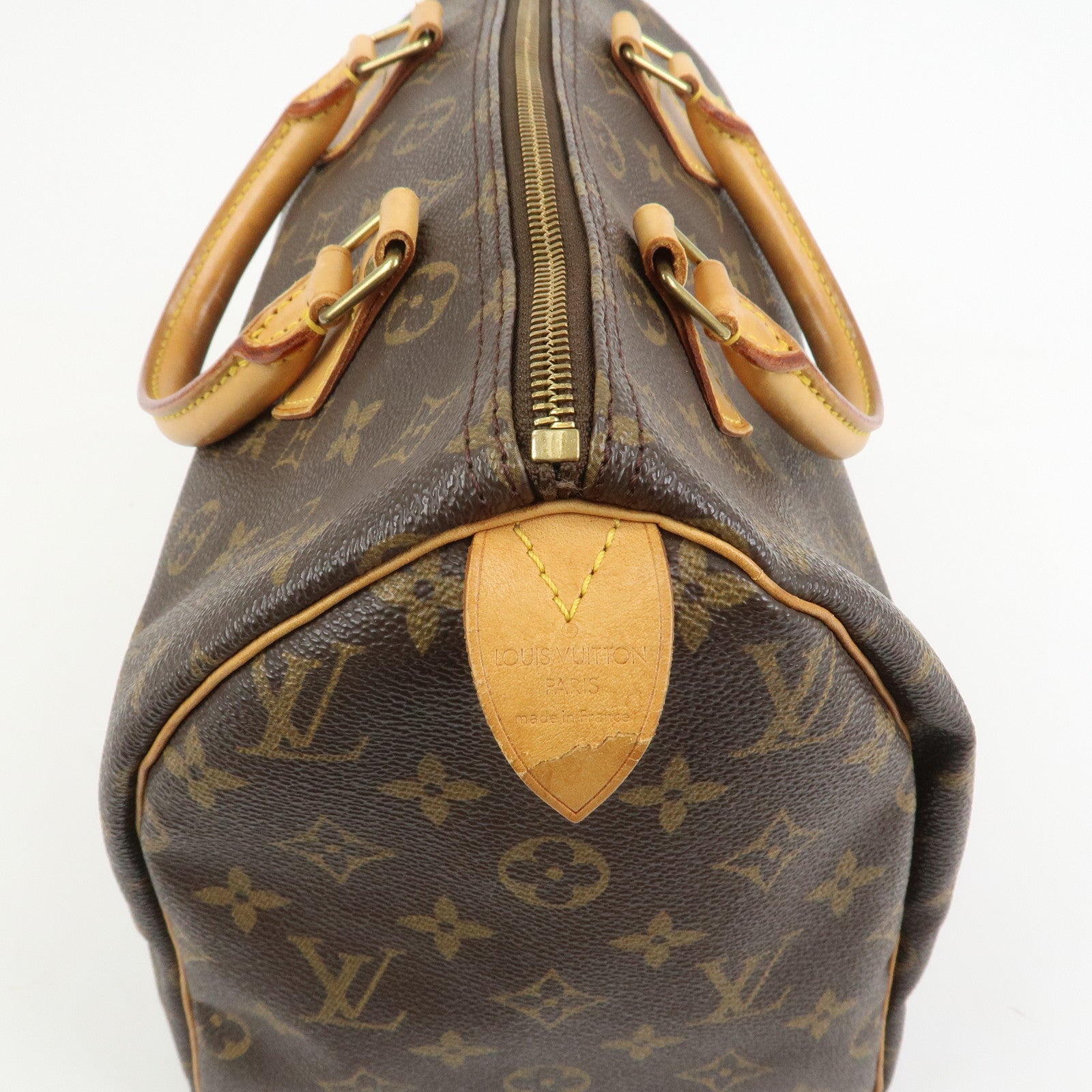 Louis Vuitton Monogram Speedy 30 Boston Bag Hand Bag Brown M41526