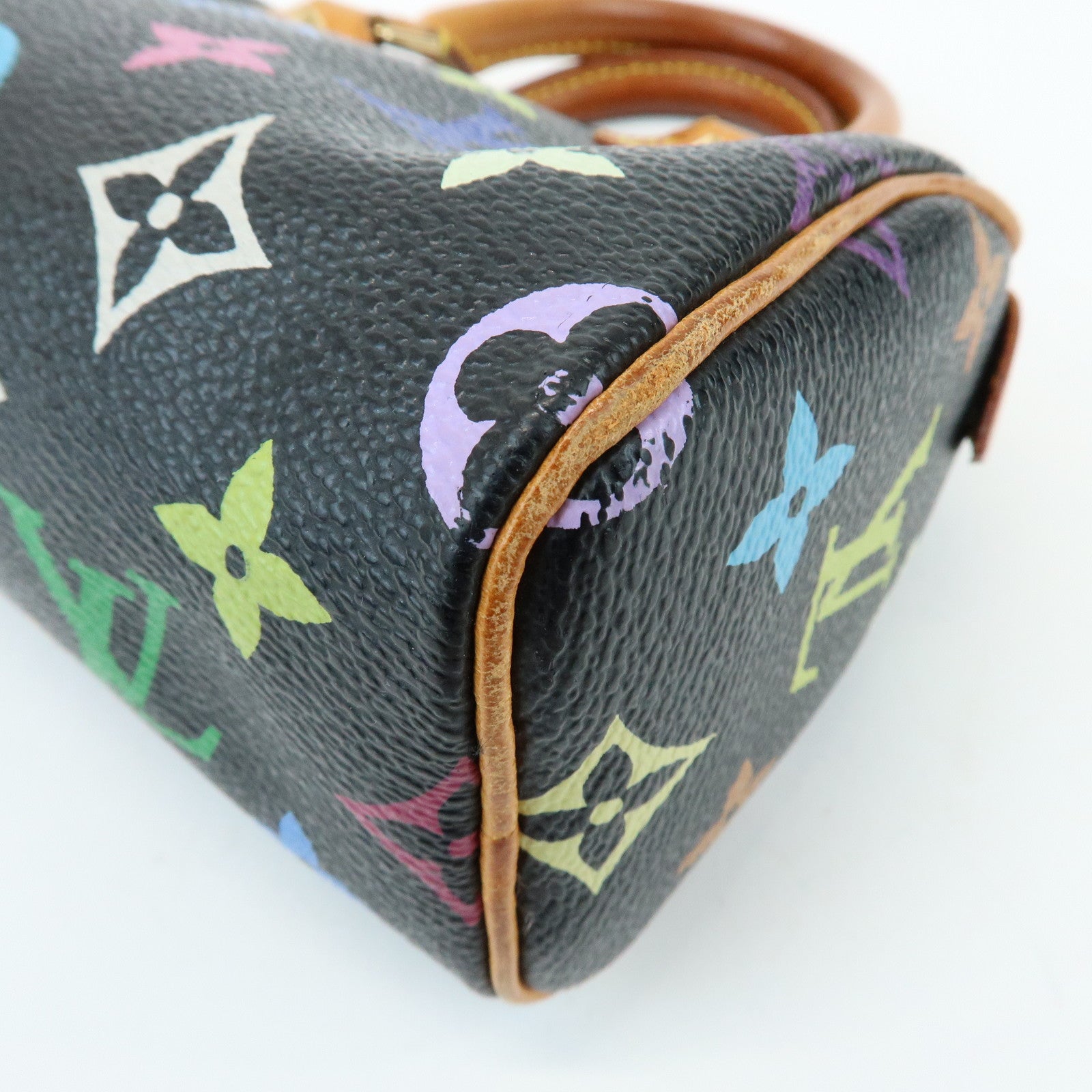 Louis Vuitton Monogram Multicolor Mini Speedy Mini Bag Noir M92644
