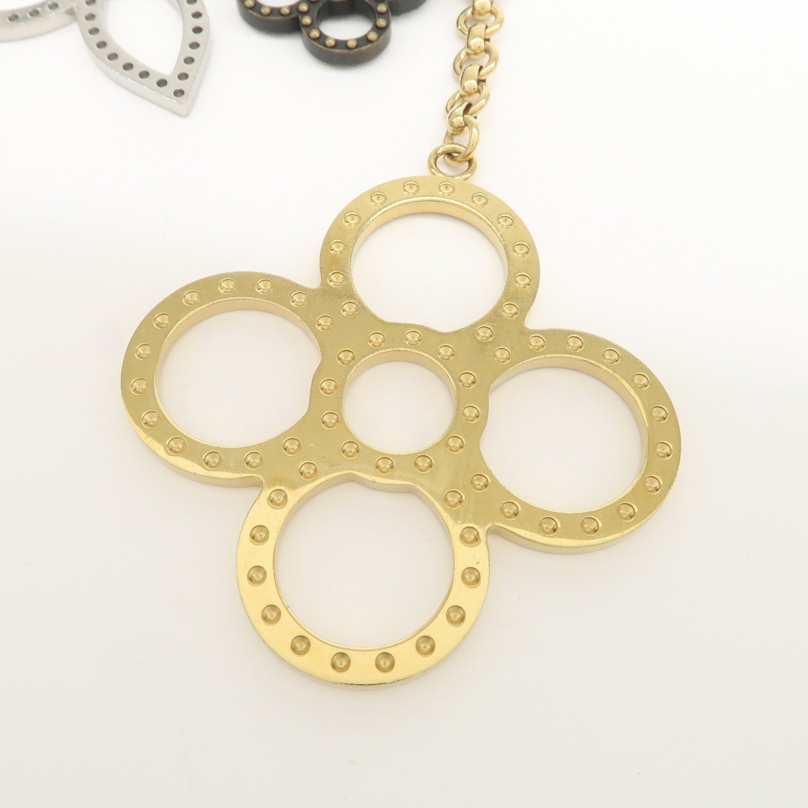 Louis Vuitton Bijoux Sac Tapage Bag Charm Gold Silver Black M65090