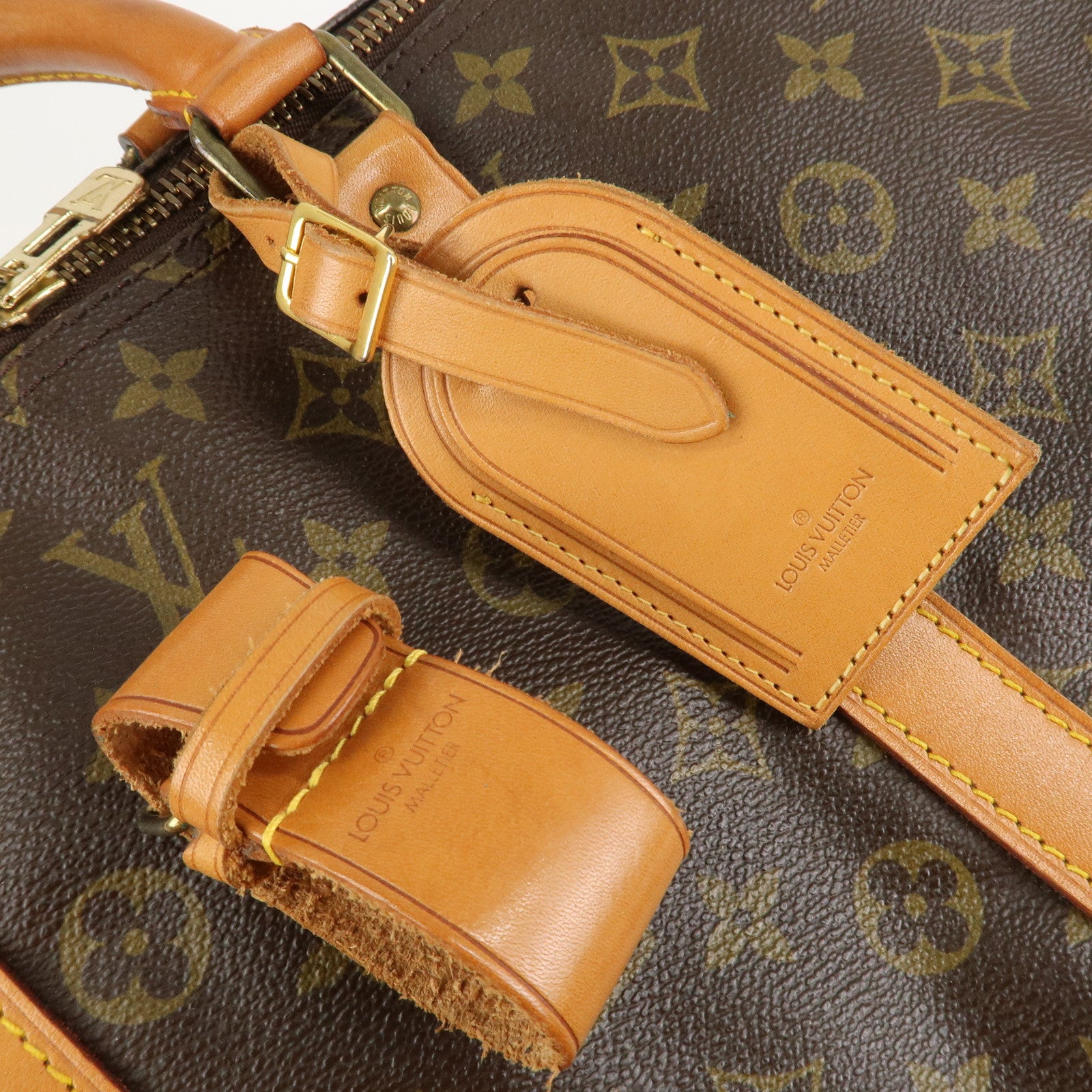 Louis Vuitton Monogram Keep All Bandouliere 55 Boston Bag M41414