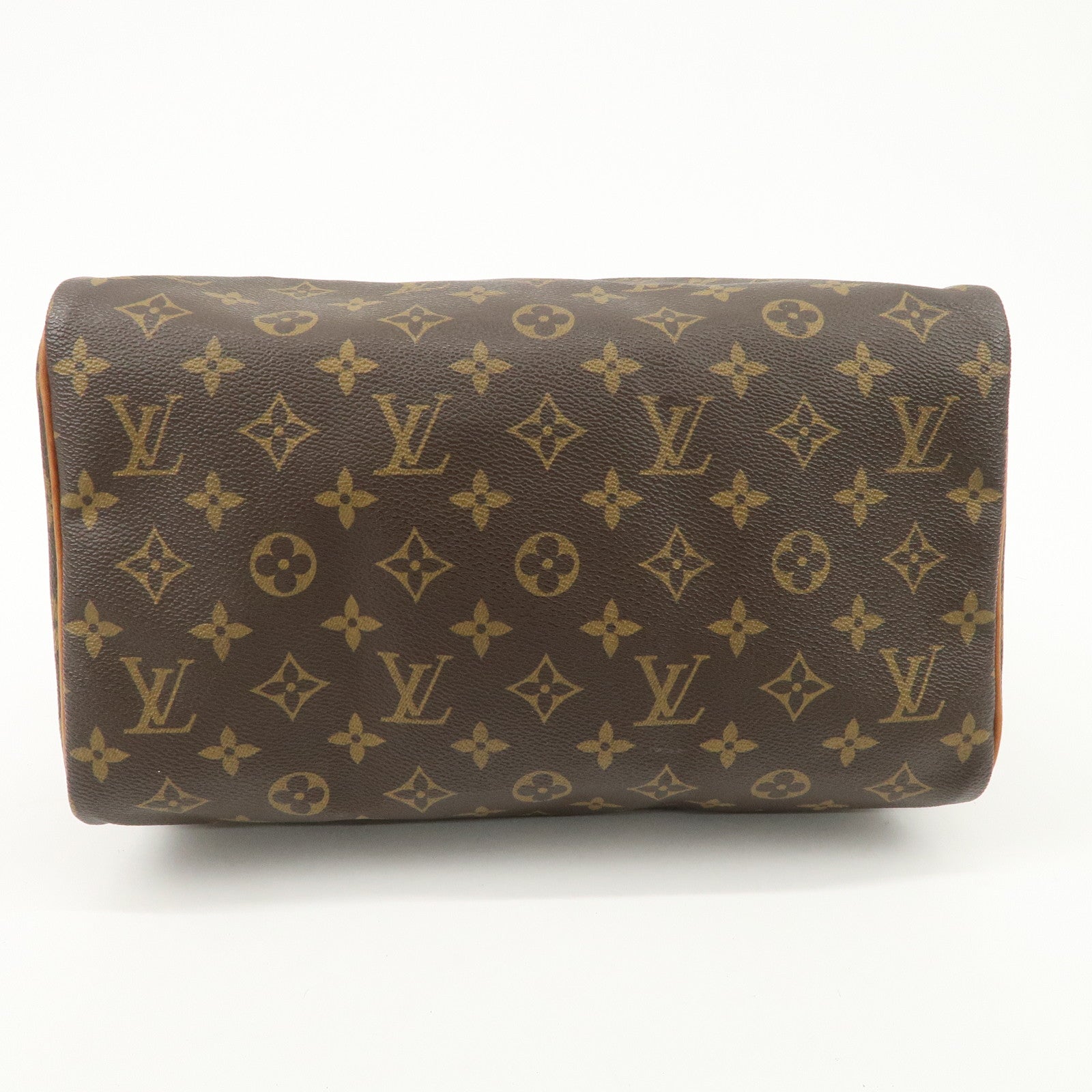 Louis Vuitton Monogram Speedy 30 Boston Bag Brown M41524