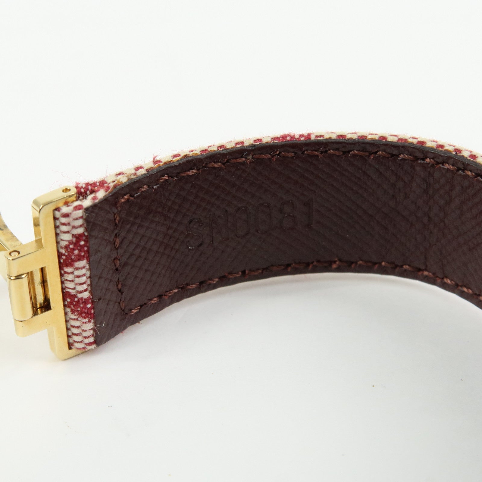 Louis Vuitton Monogram Mini Bracelet Voeu Good Luck Cerise M64542