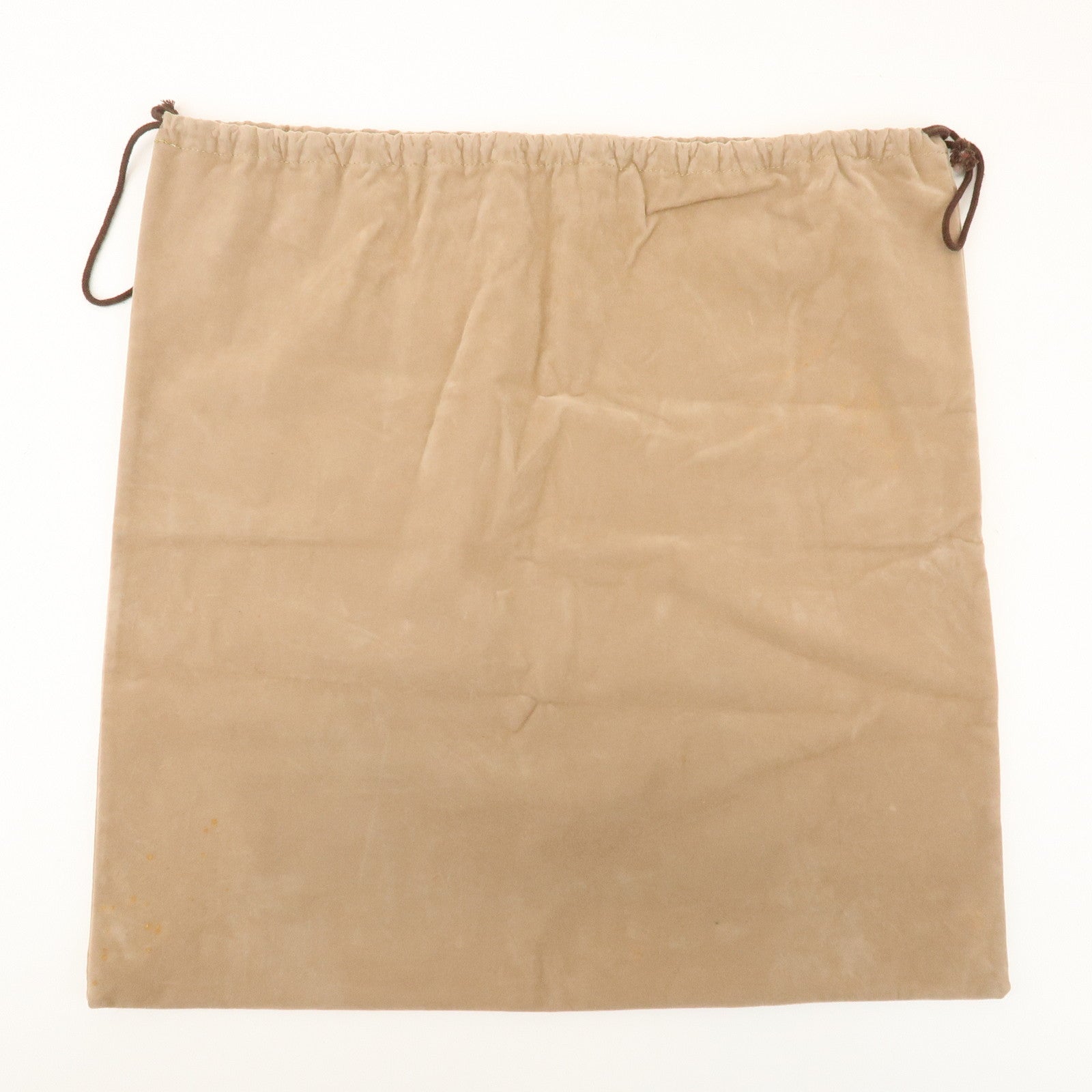 HERMES Set of 8 Drawstring Style Dust Bag Storage Bag Beige Brown
