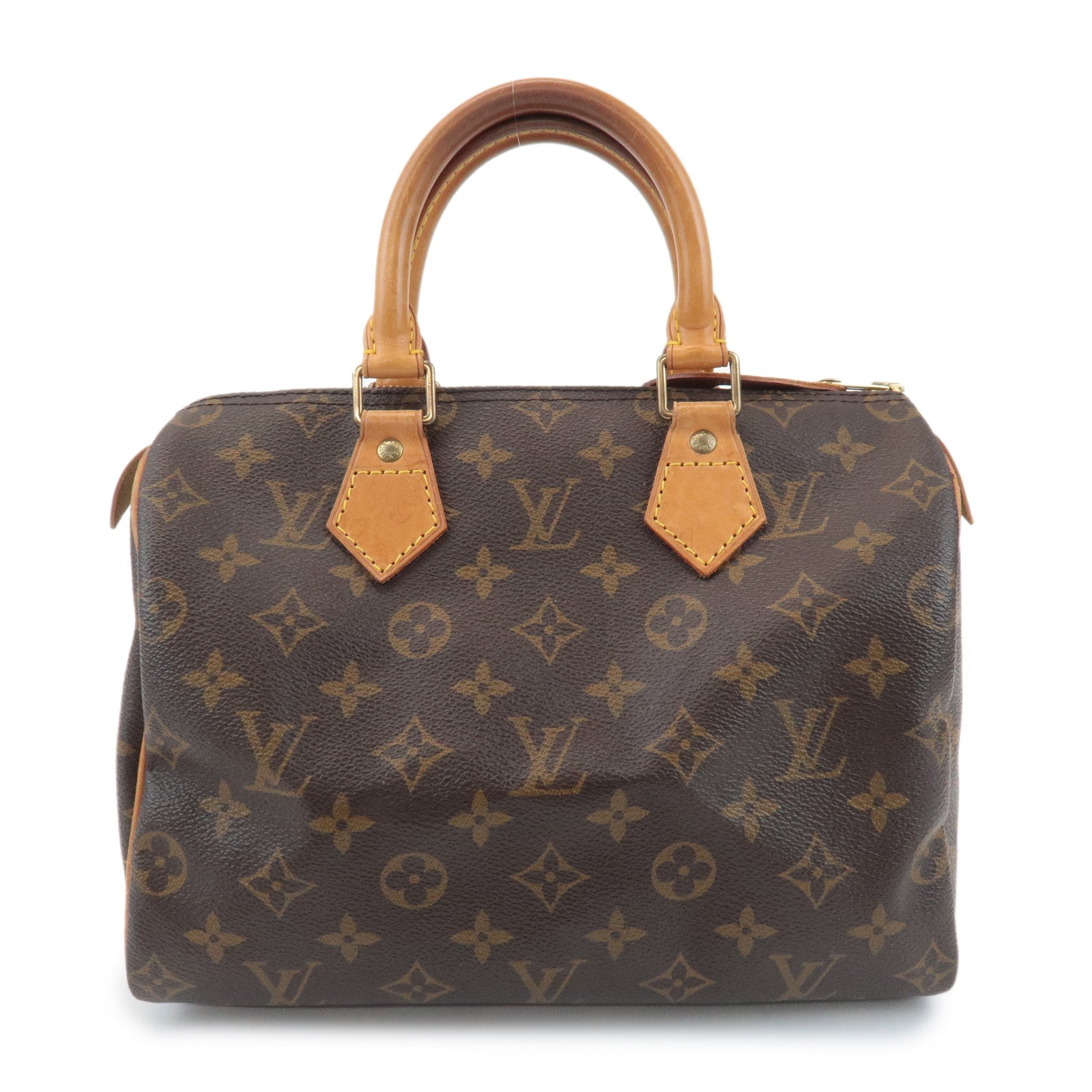 Louis Vuitton Monogram Speedy 25 Hand Bag Boston Bag M41528