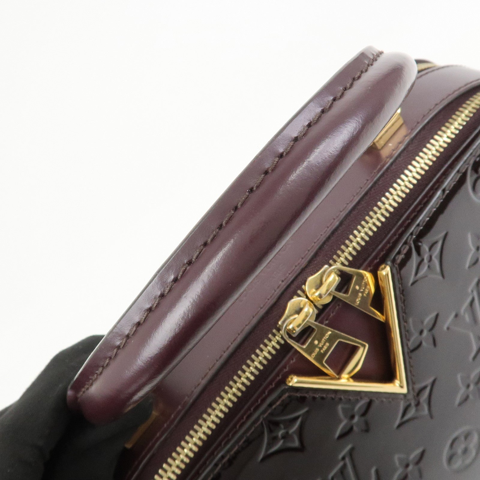 Louis Vuitton Monogram Vernis Melrose 2Way Hand Bag Amarante M42693