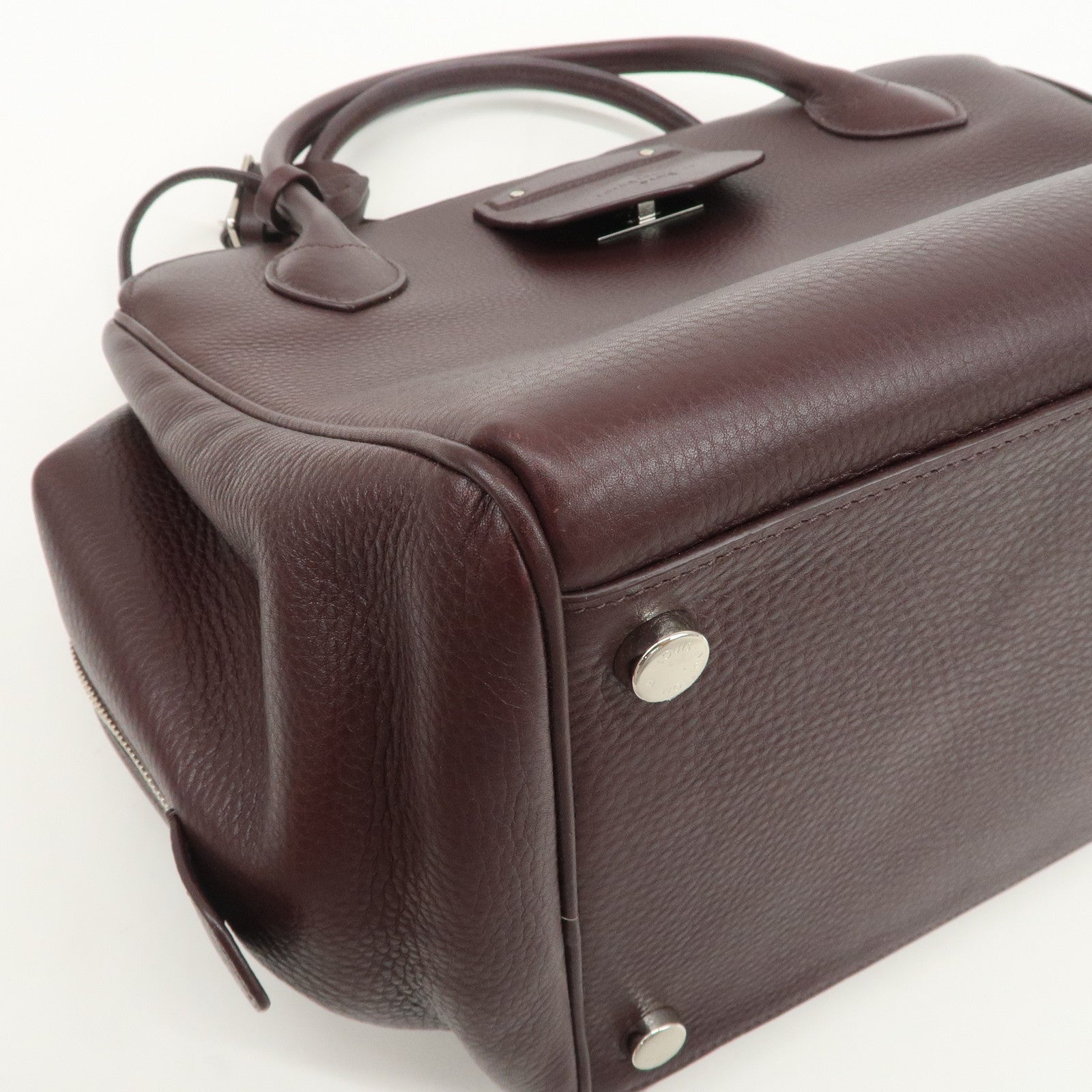 Louis Vuitton Taurillon Mirabilis SPO Hand Bag Cassis M93859