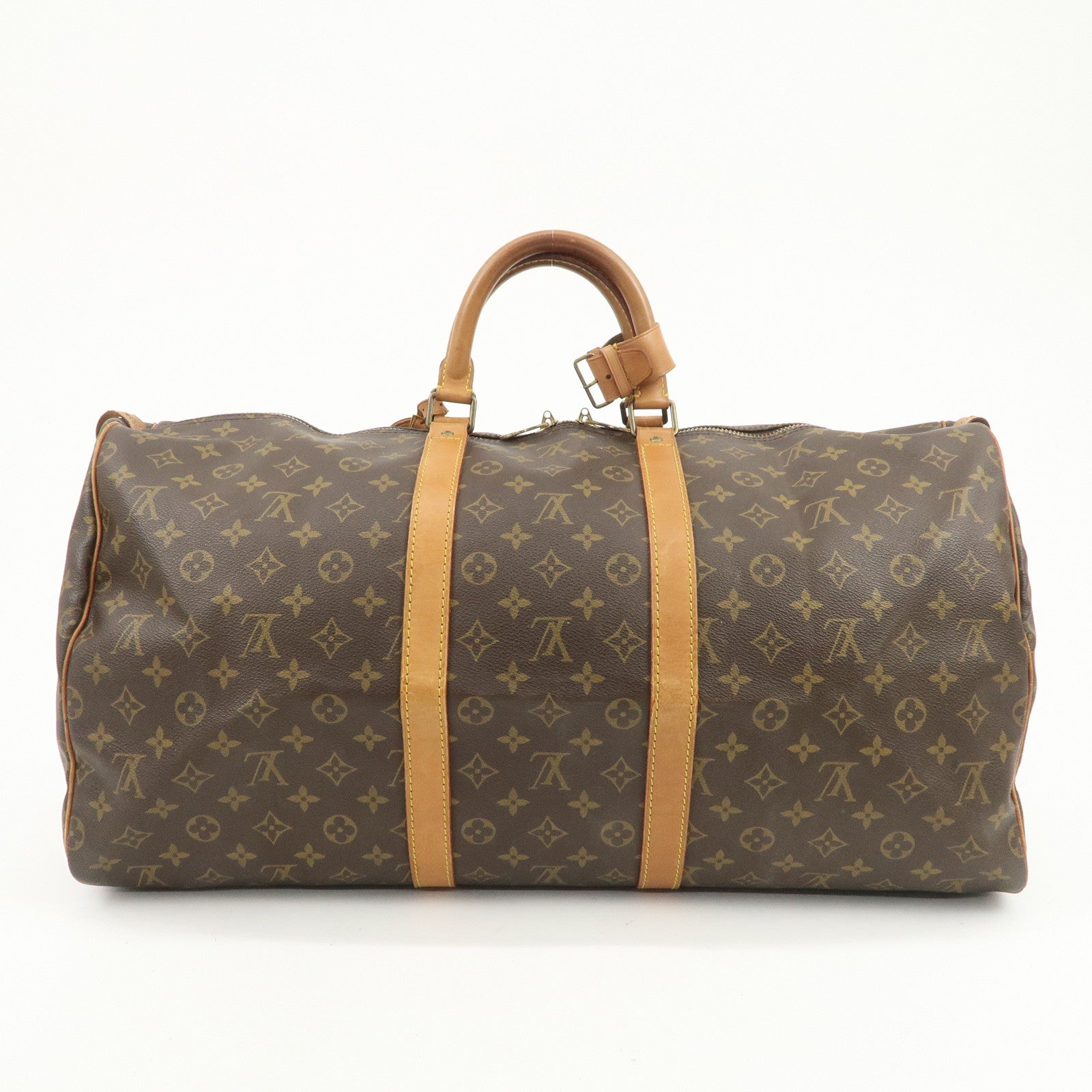 Louis Vuitton Monogram Keep All 55 Boston Bag Brown M41424