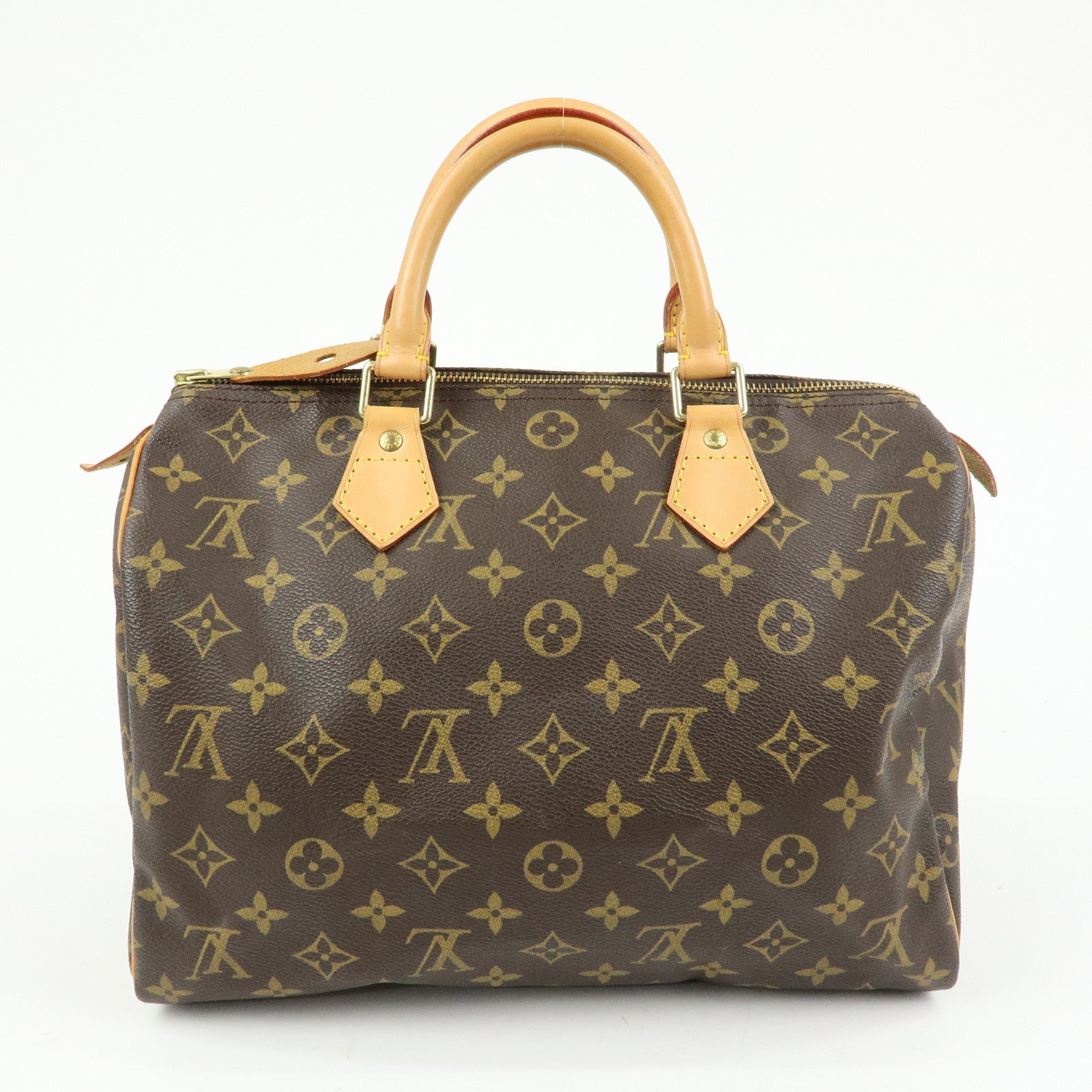 Louis Vuitton Monogram Speedy 30 Boston Bag Hand Bag Brown M41526