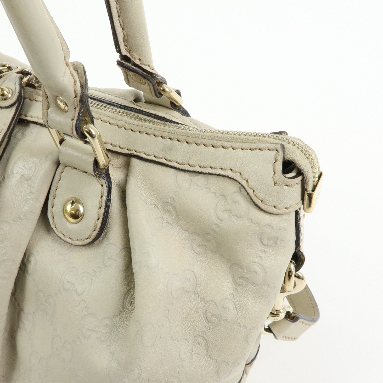 GUCCI Sukey Interlocking G Guccissima Leather 2Way Hand Bag 247902