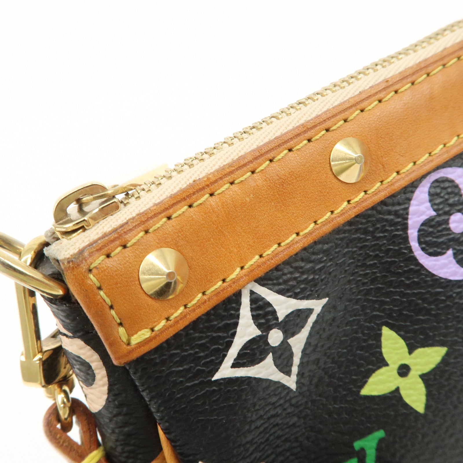 Louis Vuitton Monogram Multicolor Pochette Accessoires Noir M92648 Used