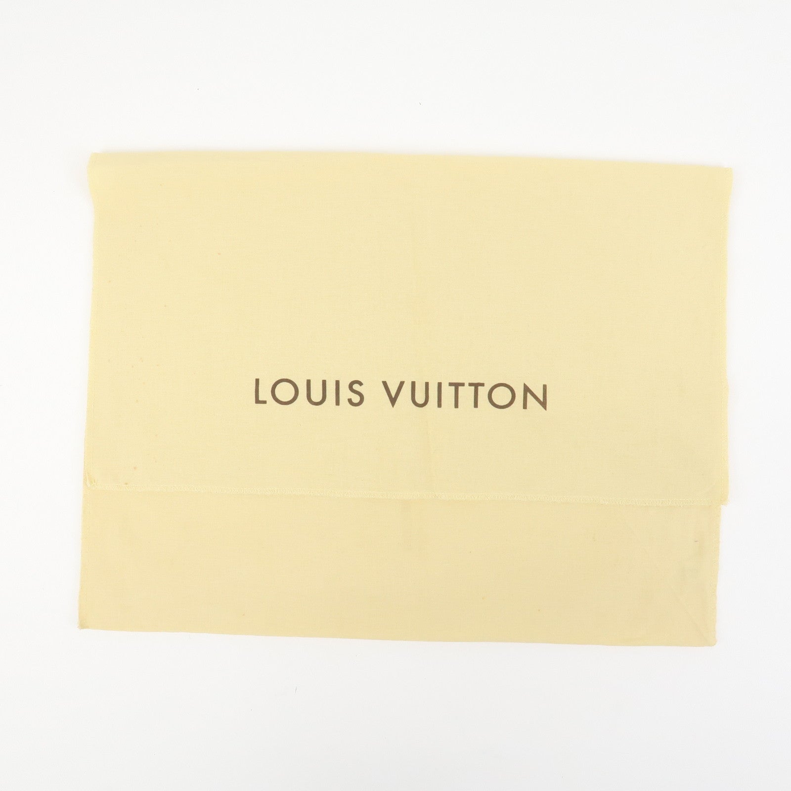 Louis Vuitton Set Of 10 Dust Bag Storage Bag Flap Style Beige