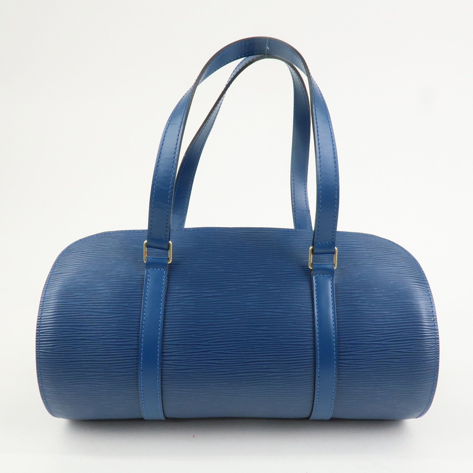 Louis Vuitton Epi Soufflot Shoulder Bag Hand Bag Toledo Blue M52225