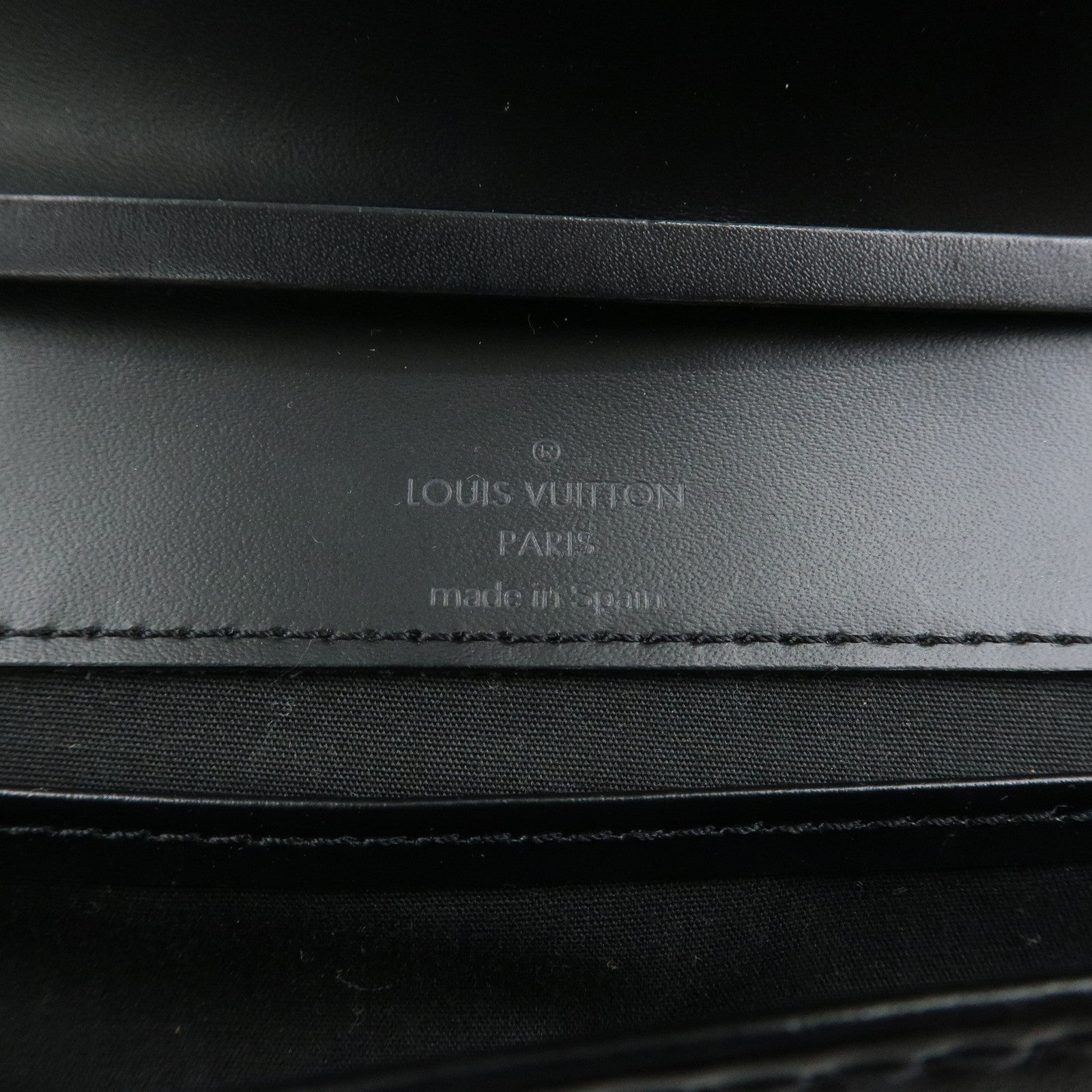 Louis Vuitton Epi Honfleur Shoulder Bag Hand Bag Noir Black M52732