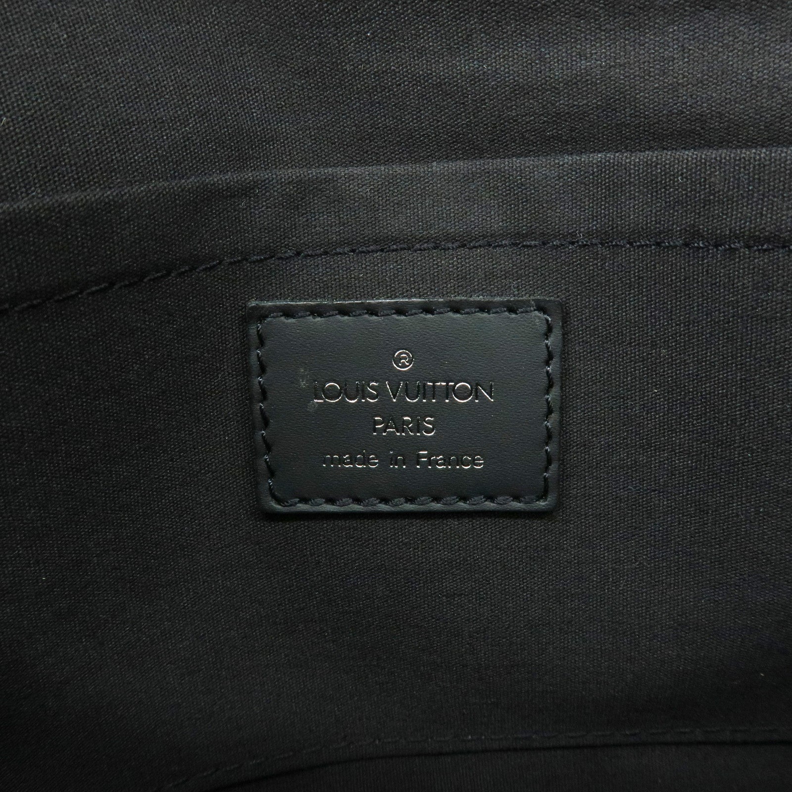 Louis Vuitton Epi Leather Pochette Segur Hand Bag Noir M58882