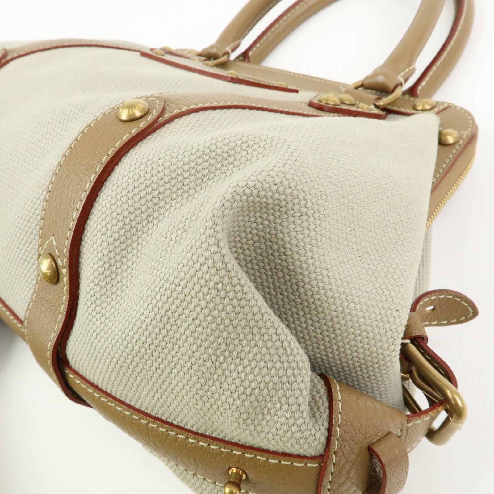 Louis Vuitton Toile Trianon Sac de Nuit MM Canvas Hand Bag M48826