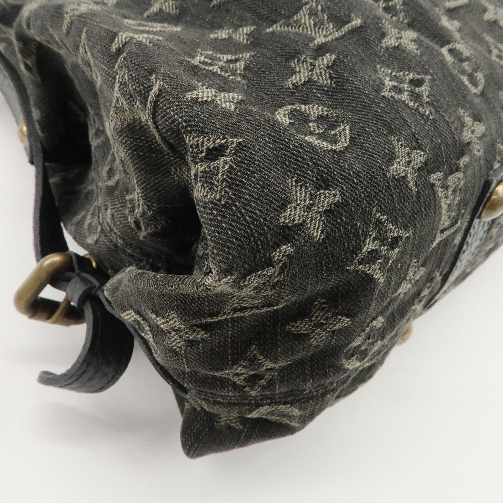 Louis Vuitton Monogram Denim Neo Cabby MM 2Way Bag Noir M95351