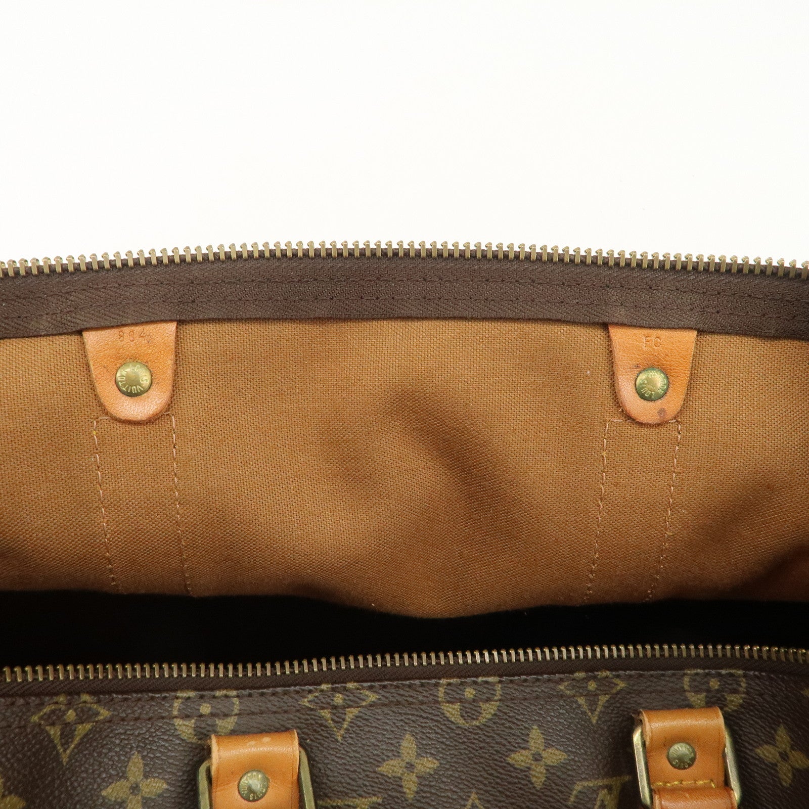 Louis Vuitton Monogram Keep All 50 Bandouliere Boston Bag M41416