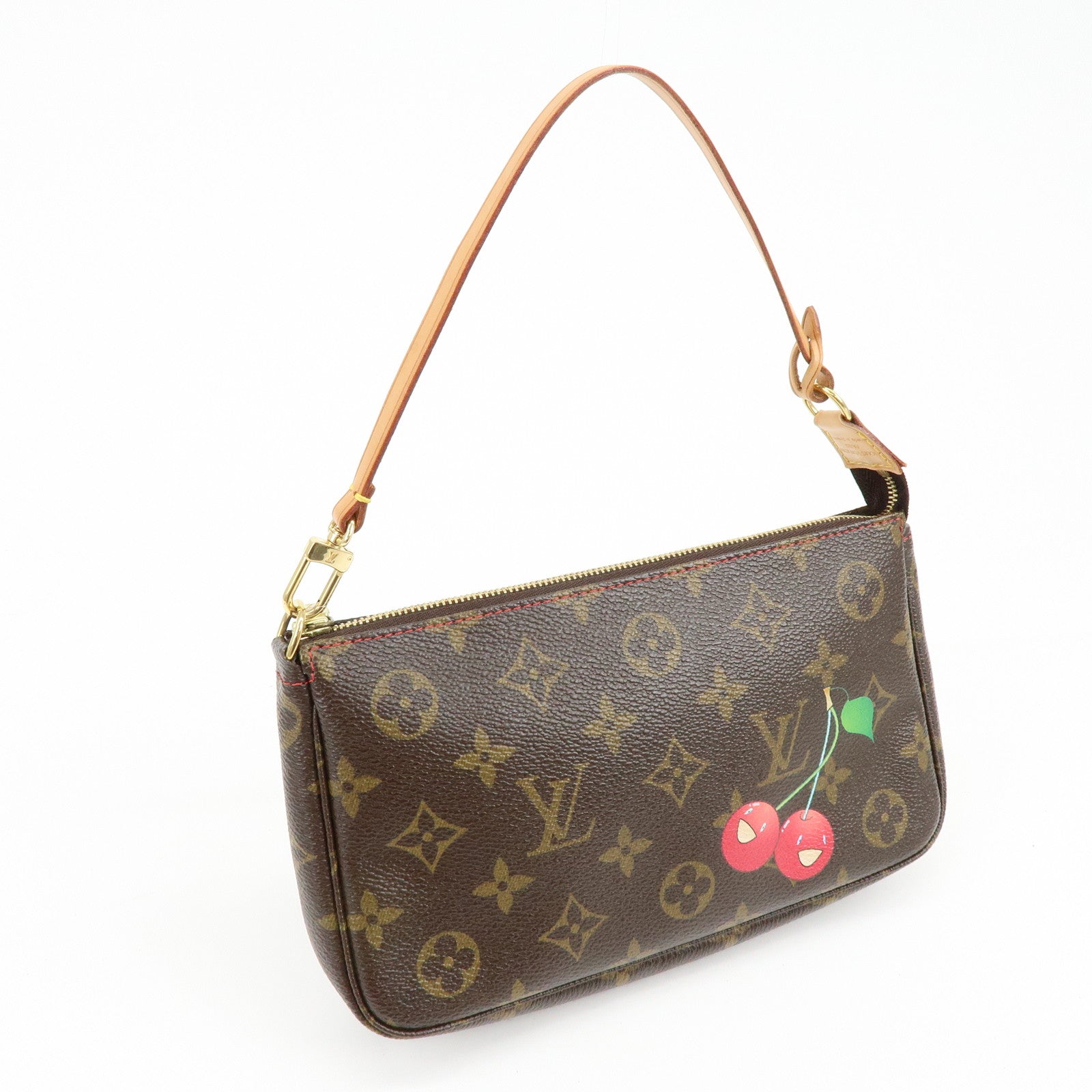 Louis Vuitton Monogram Cherry Pochette Accessoires Pouch M95008