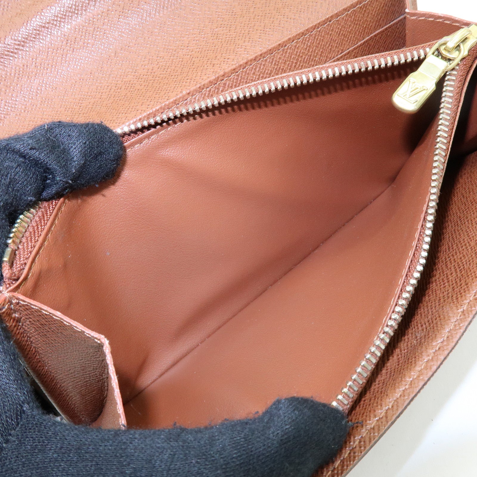 Louis Vuitton Monogram Portefeuille Sarah Long Wallet Brown M61734