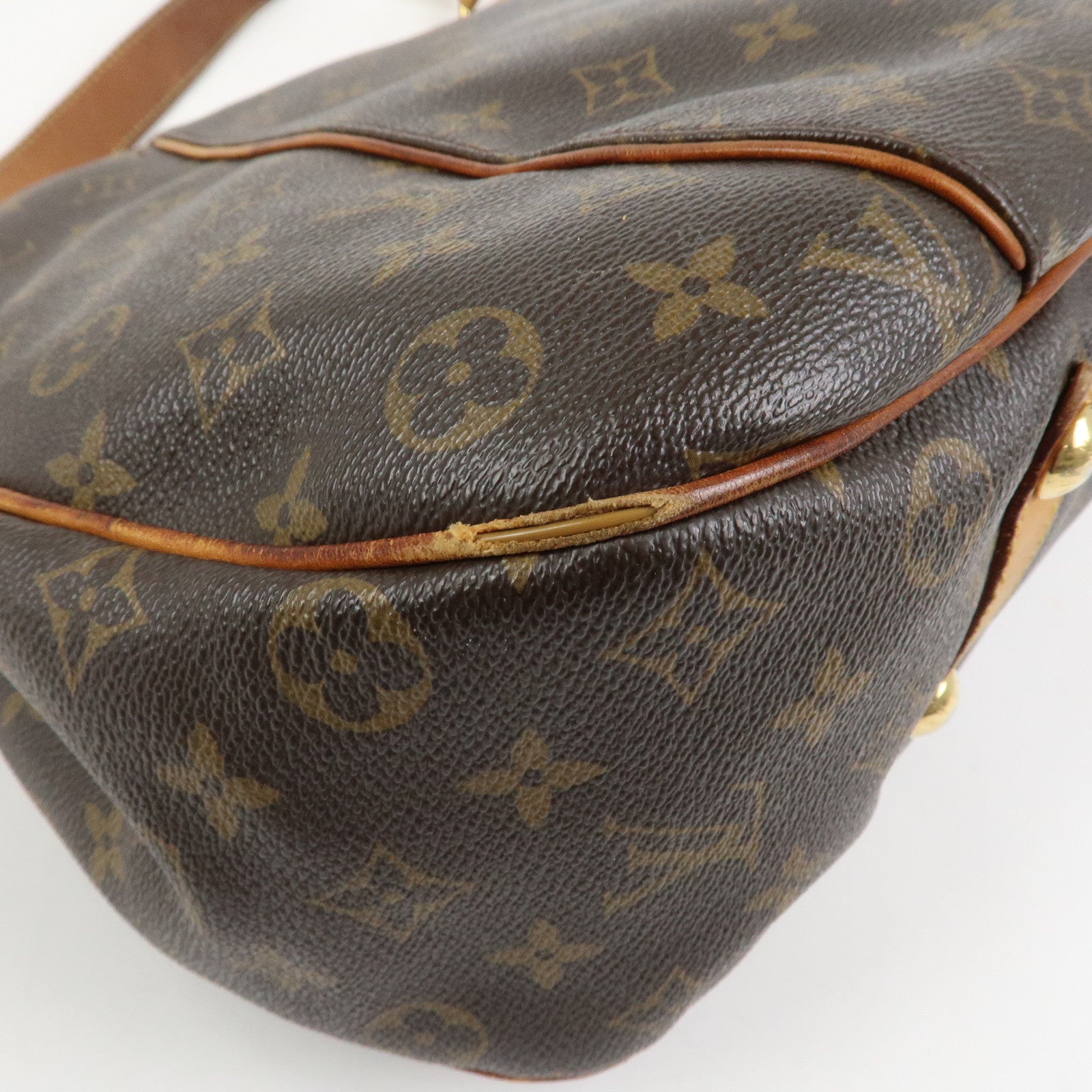 Louis Vuitton Monogram Galliera PM Shoulder Bag Brown M56382