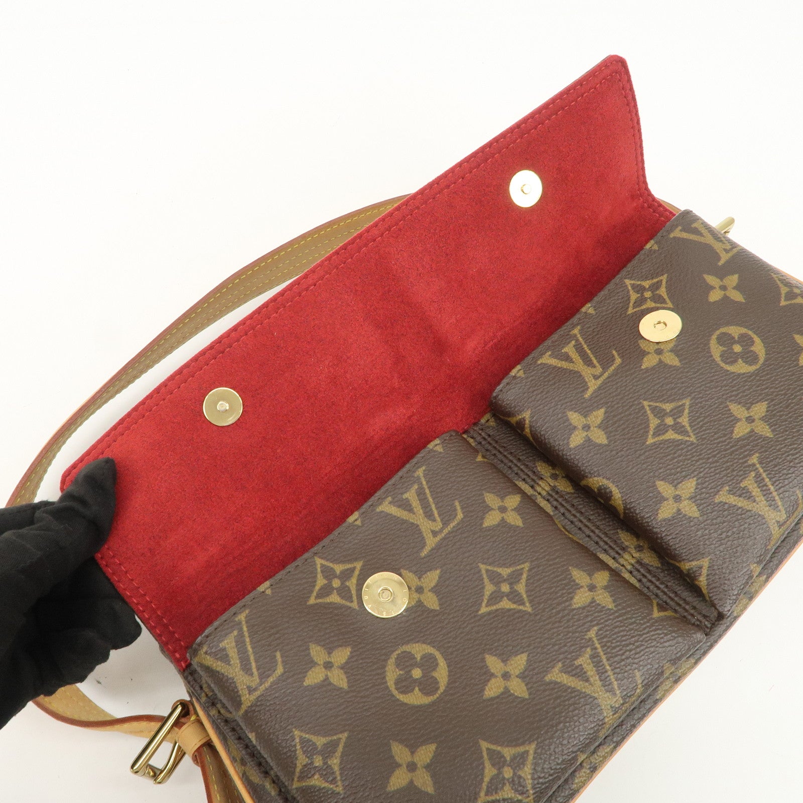 Louis Vuitton Monogram Viva Cite Shoulder Bag Hand Bag Brown M51164