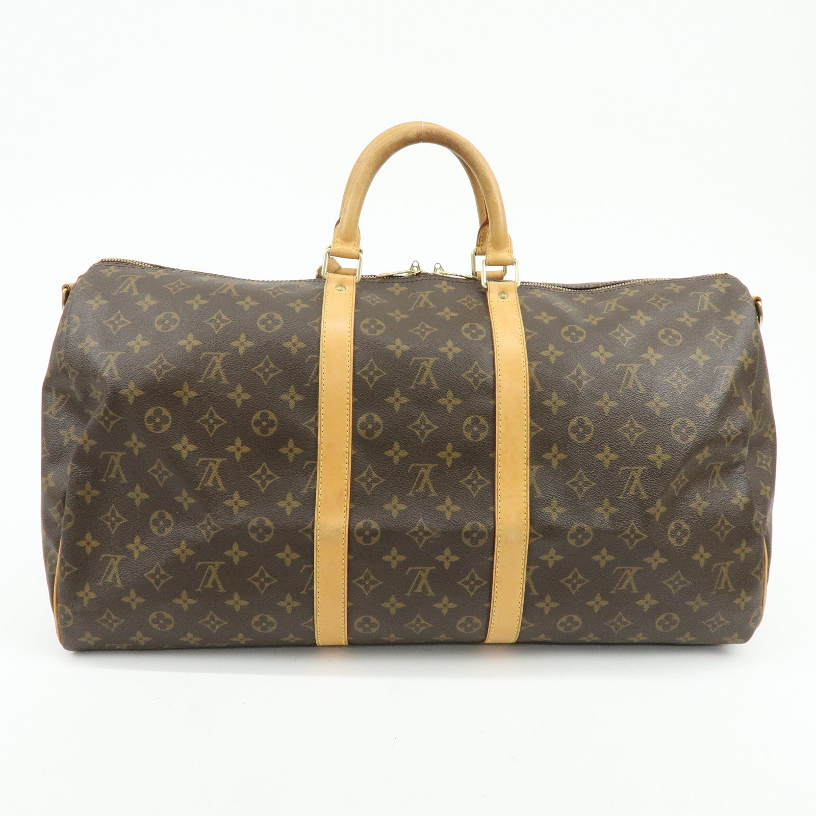Louis Vuitton Monogram Keep All Bandouliere 50 Boston Bag M41416