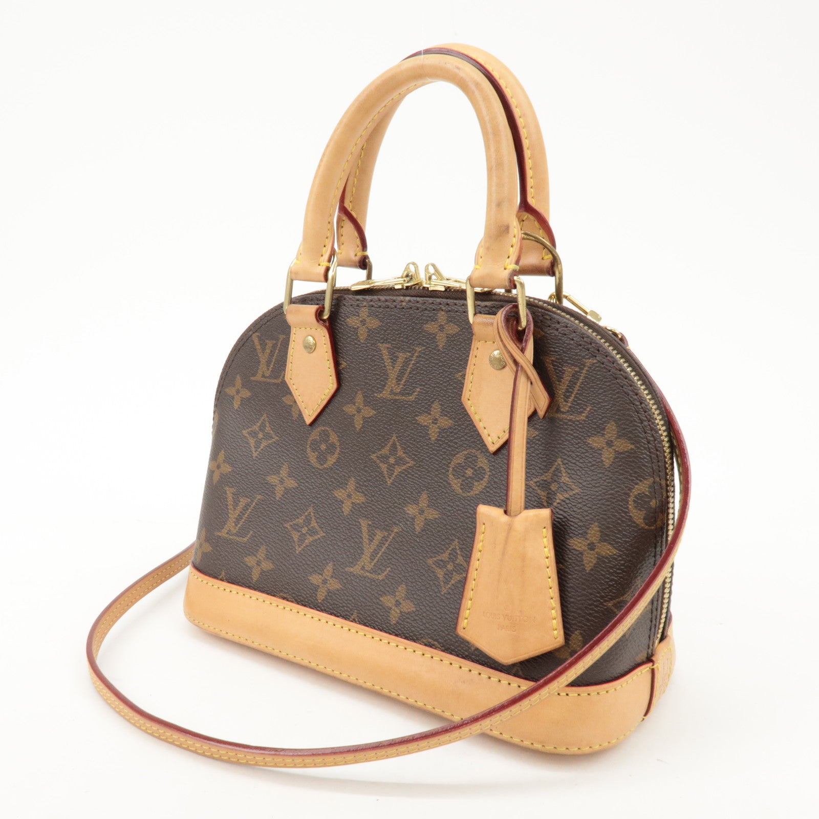 Louis Vuitton Monogram Alma BB 2Way Bag Hand Bag M53152 Used