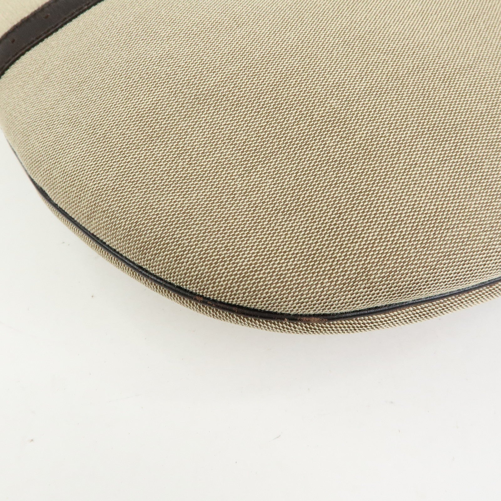 GUCCI Sherry Interlocking G Canvas Shoulder Hand Bag Beige 114871