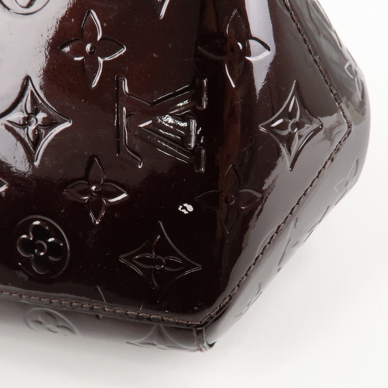 Louis Vuitton Monogram Vernis Sherwood PM Hand Bag M91493 Used