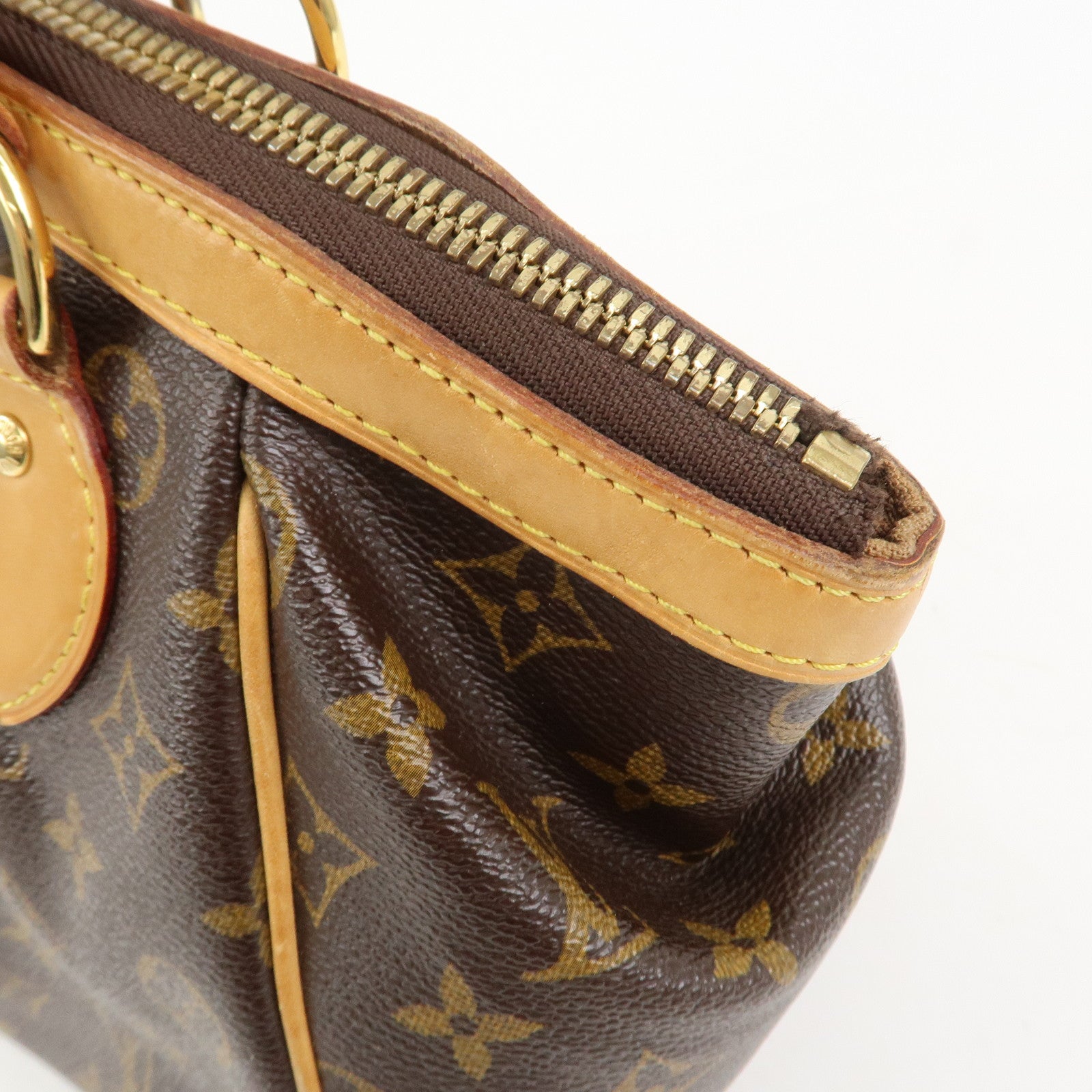 Louis Vuitton Monogram Tivoli PM Hand Bag Shoulder Bag Brown M40143