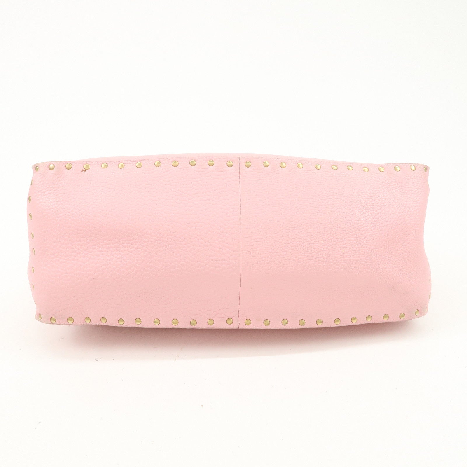 CELINE Leather Boogie Bag Hand Bag Tote Bag Pink
