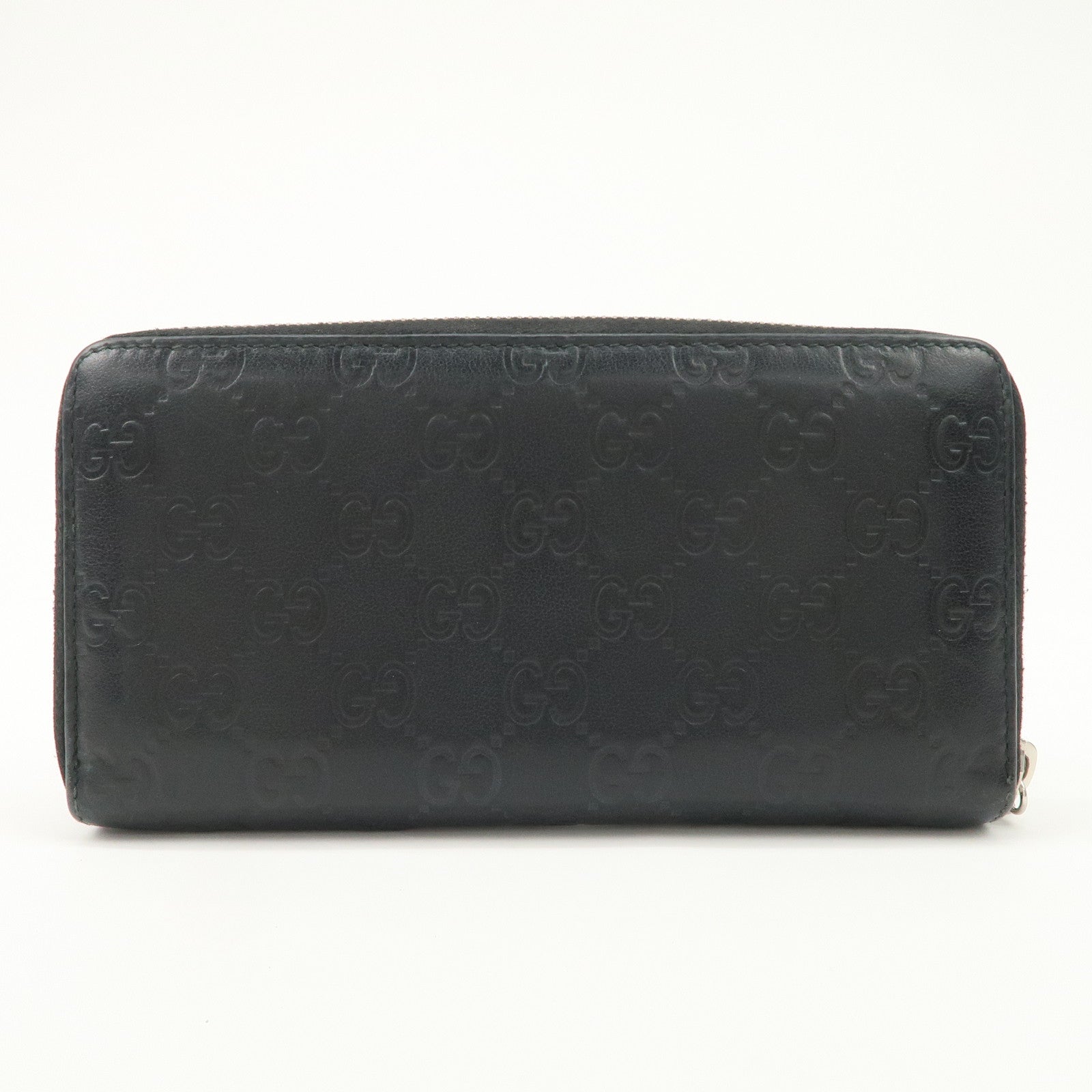 GUCCI Interlocking G Guccissima Leather Zippy Long Wallet 233025