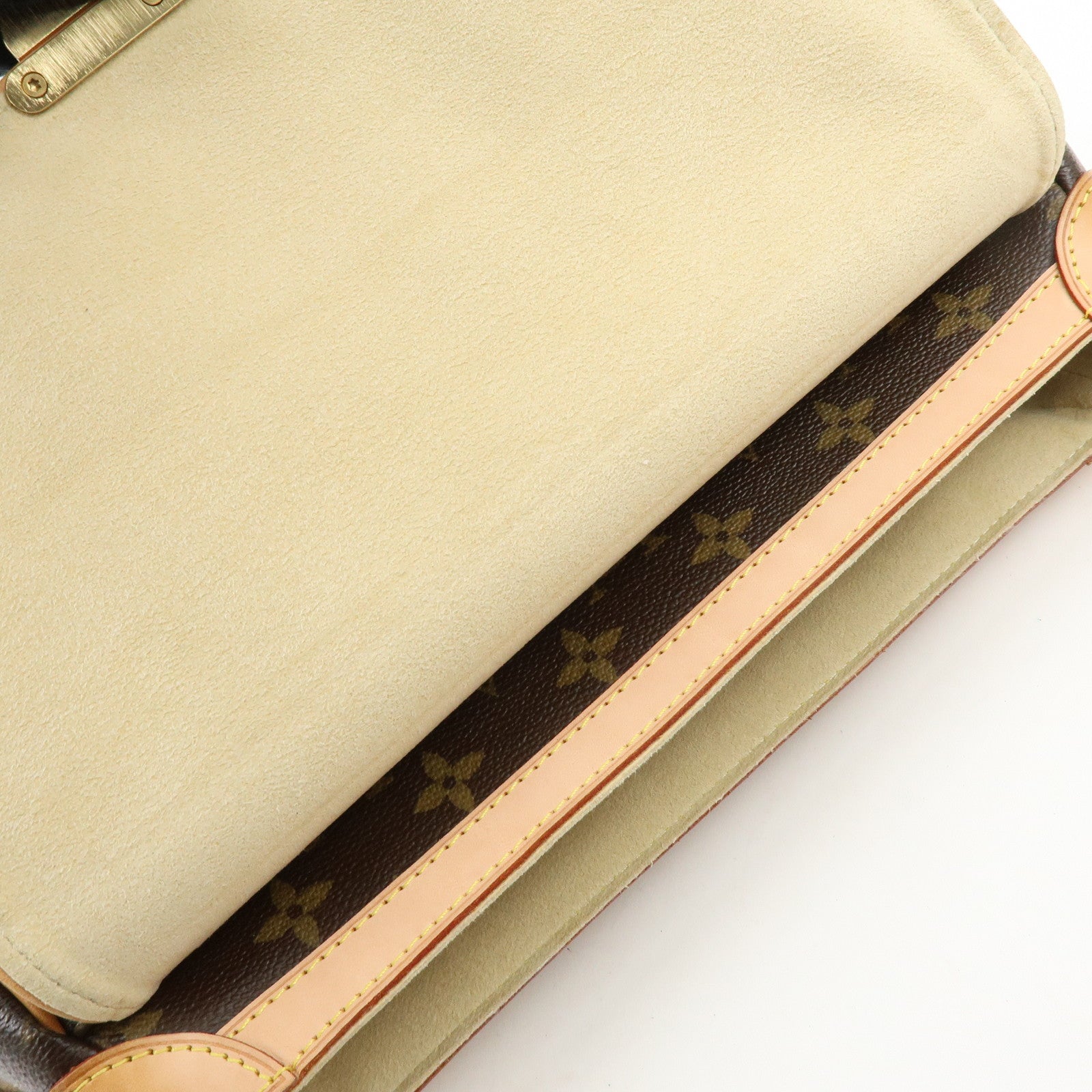 Louis Vuitton Monogram Beverly MM Shoulder Bag Brown M40121
