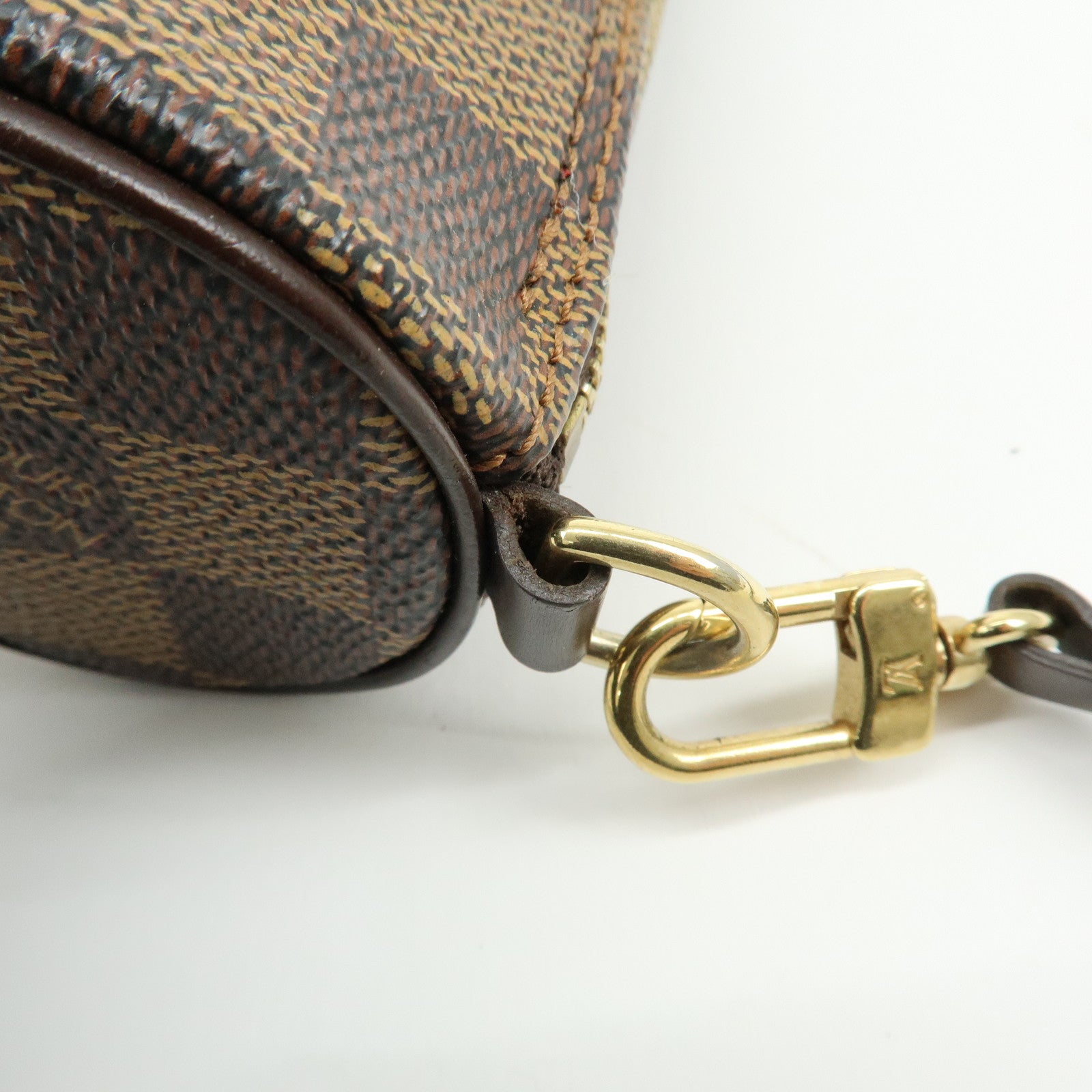 Louis Vuitton Damier Ebene Mini Pouch for Papillon Bag Brown