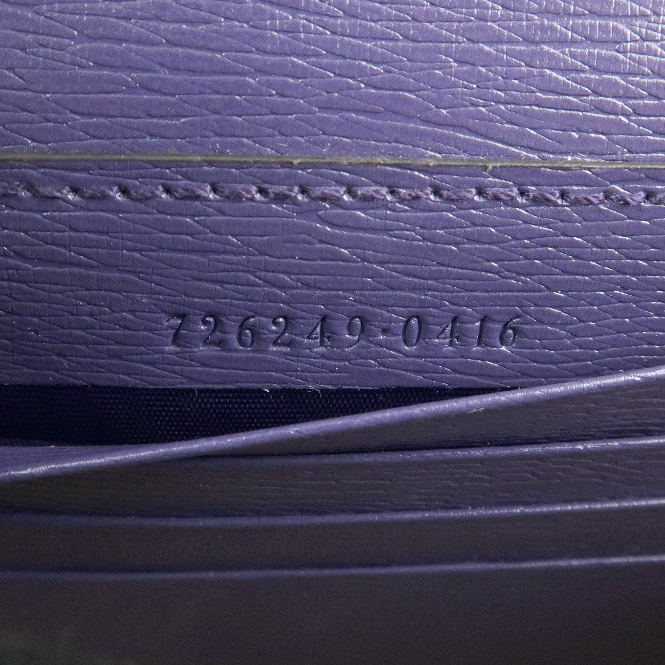 GUCCI GG Marmont Leather Chain Shoulder Bag Purple Pink 726249