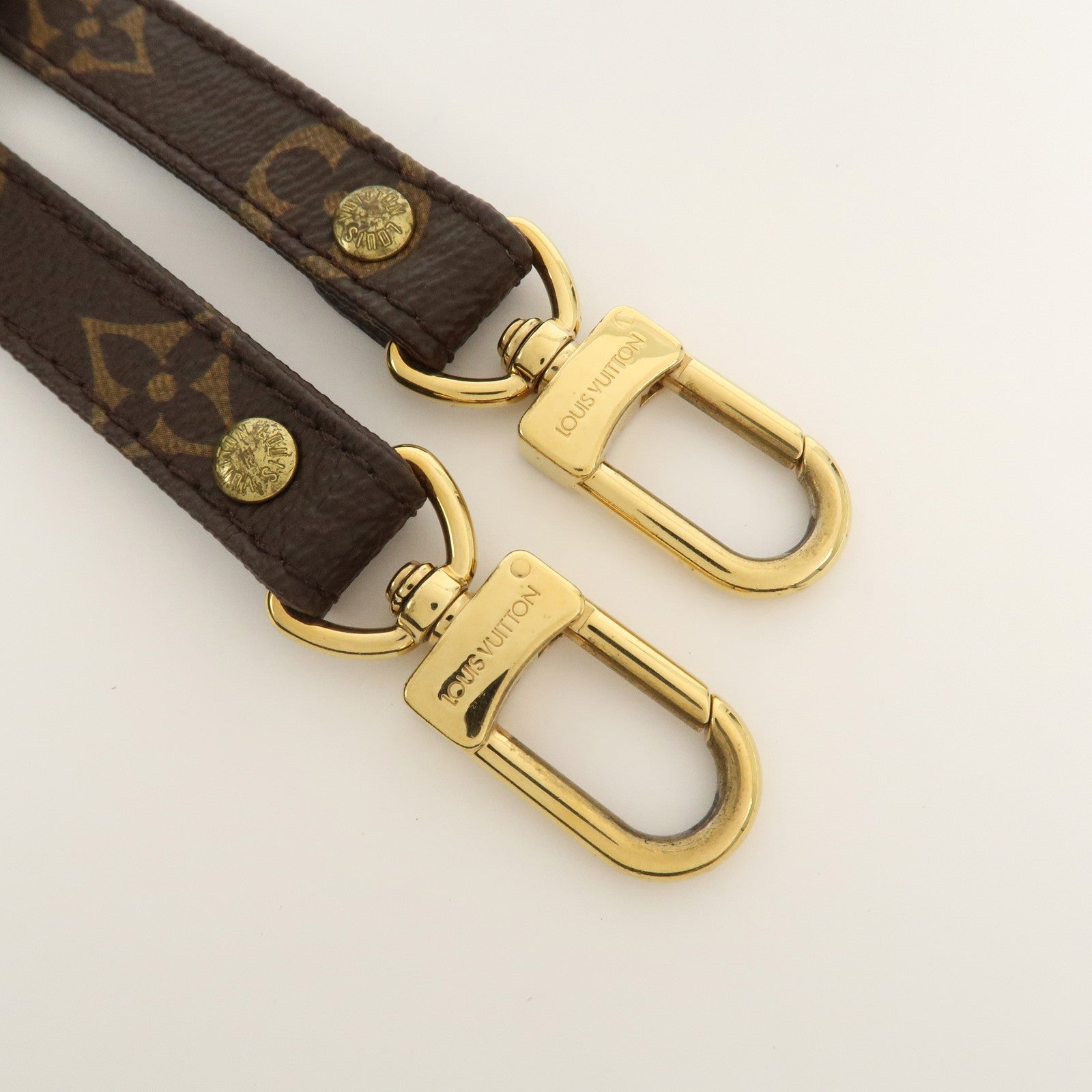 Louis Vuitton Monogram Adjustable Shoulder Strap Brown 120cm J52315