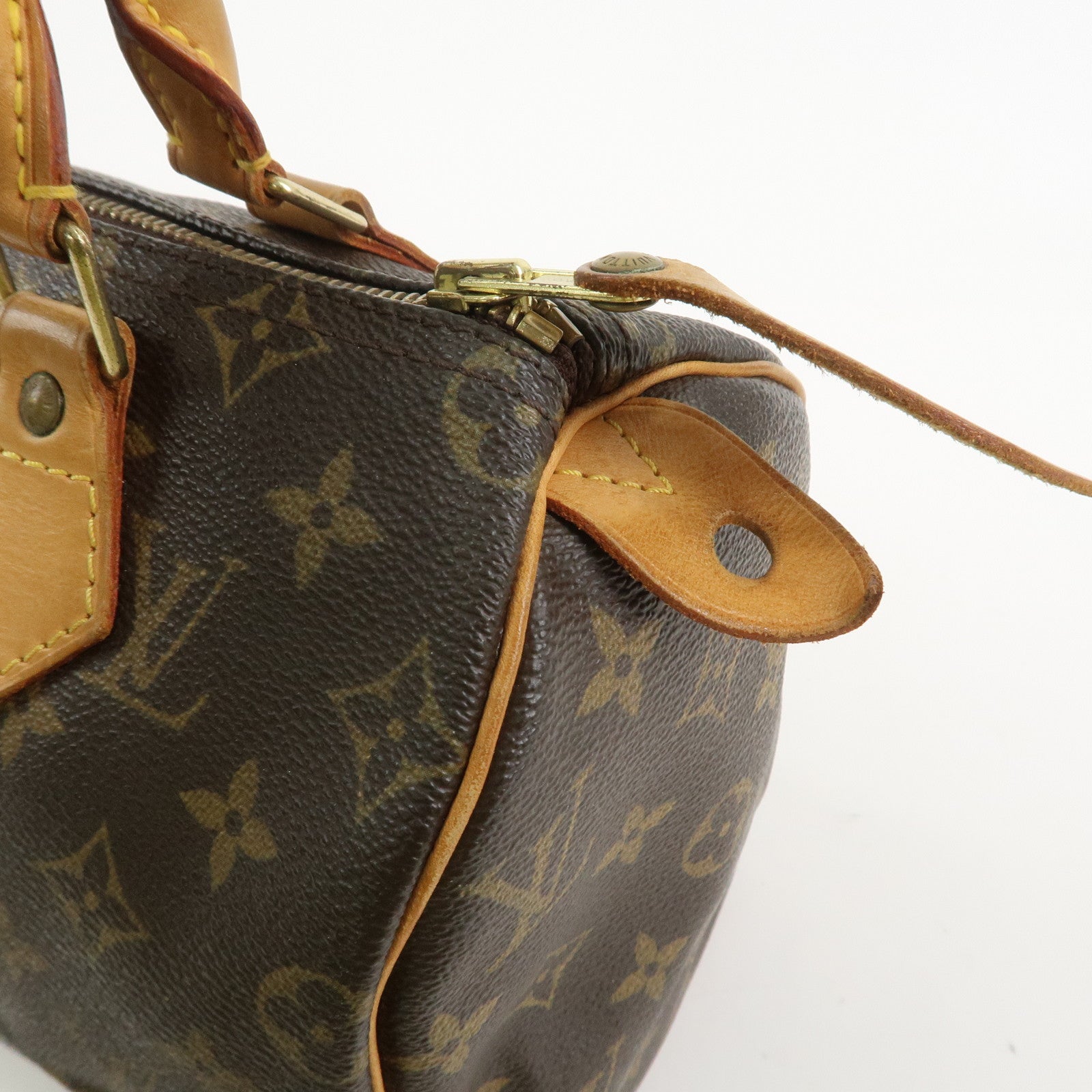 Louis Vuitton Monogram Speedy 25 Boston Bag Hand Bag Brown M41528