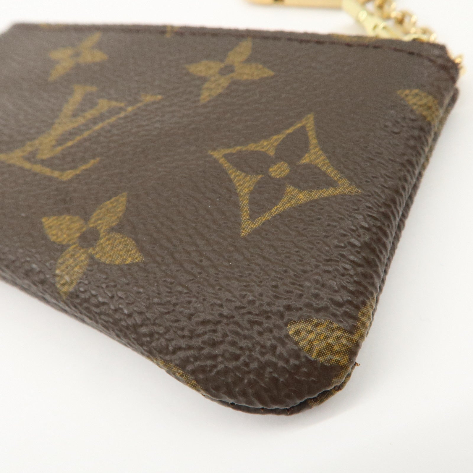 Louis Vuitton Monogram Canvas Pochette Cles Coin Case Brown M62650